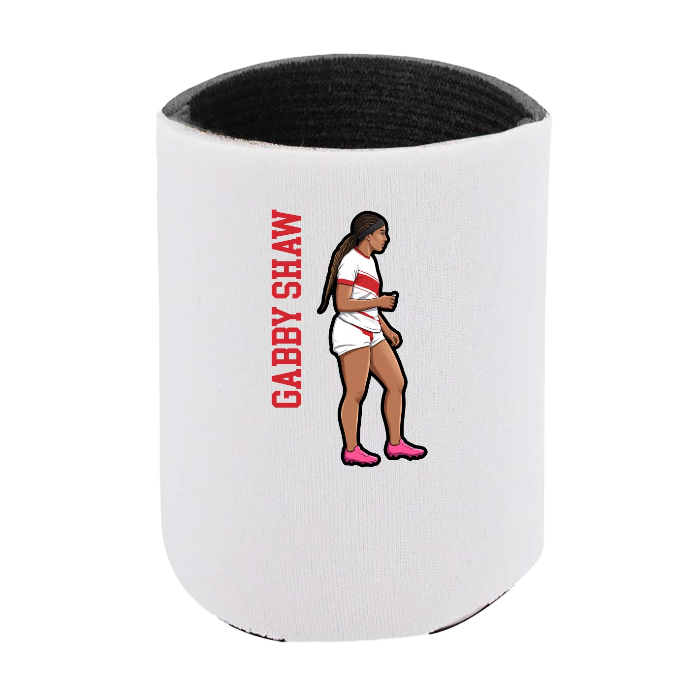 Can Holder — Name Vertical in White