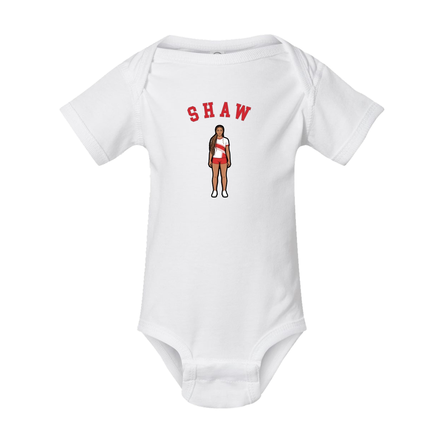 Baby Onesie — Shirsey Arch in White