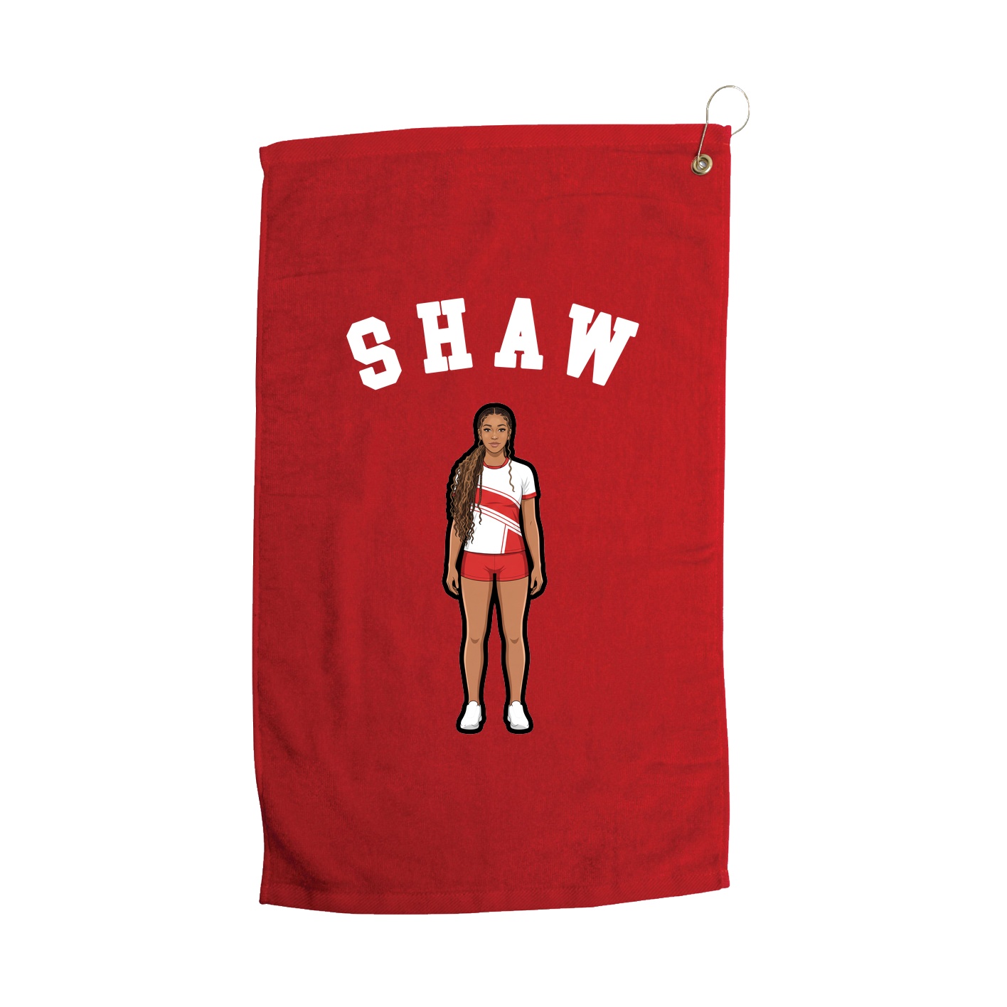 Golf Towel — Shirsey Arch in Red