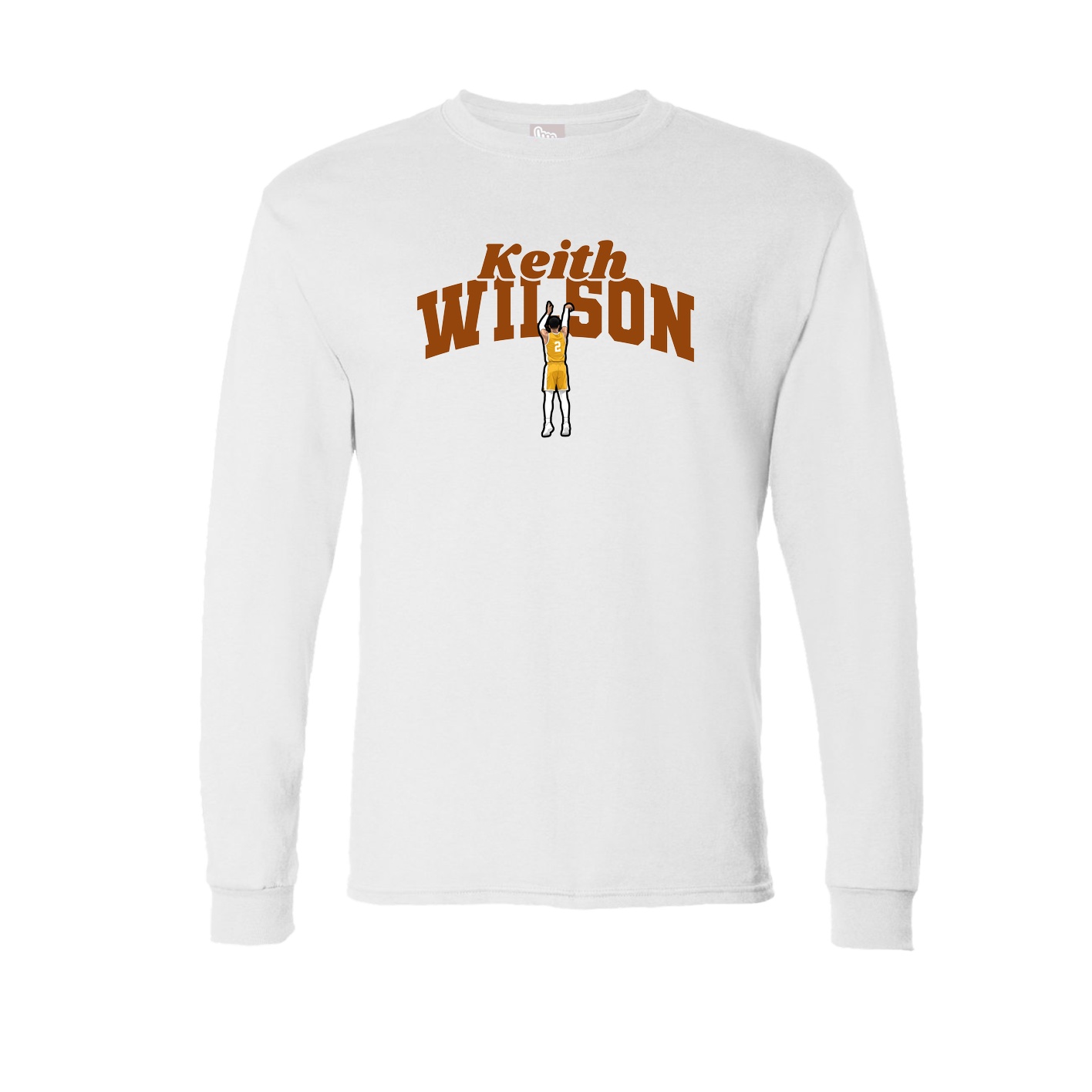 Long Sleeve Tee — Signature Arch in White