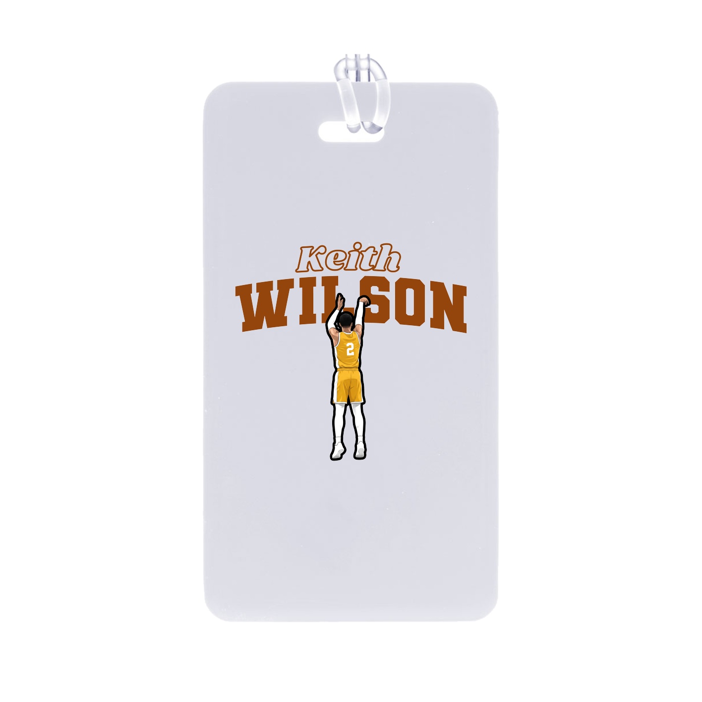 Bag Tag — Name Arch in Classic