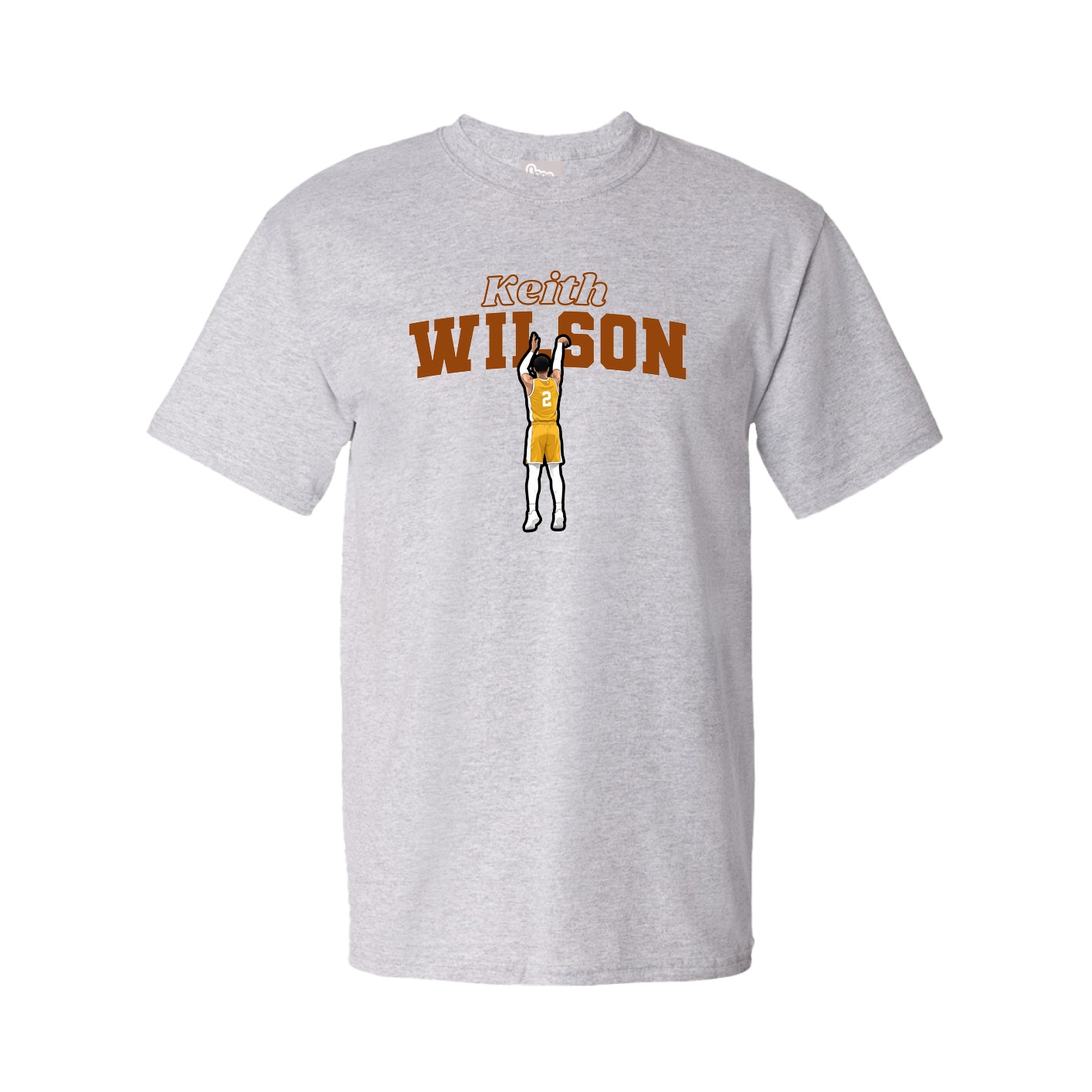 Tee — Name Arch in Grey
