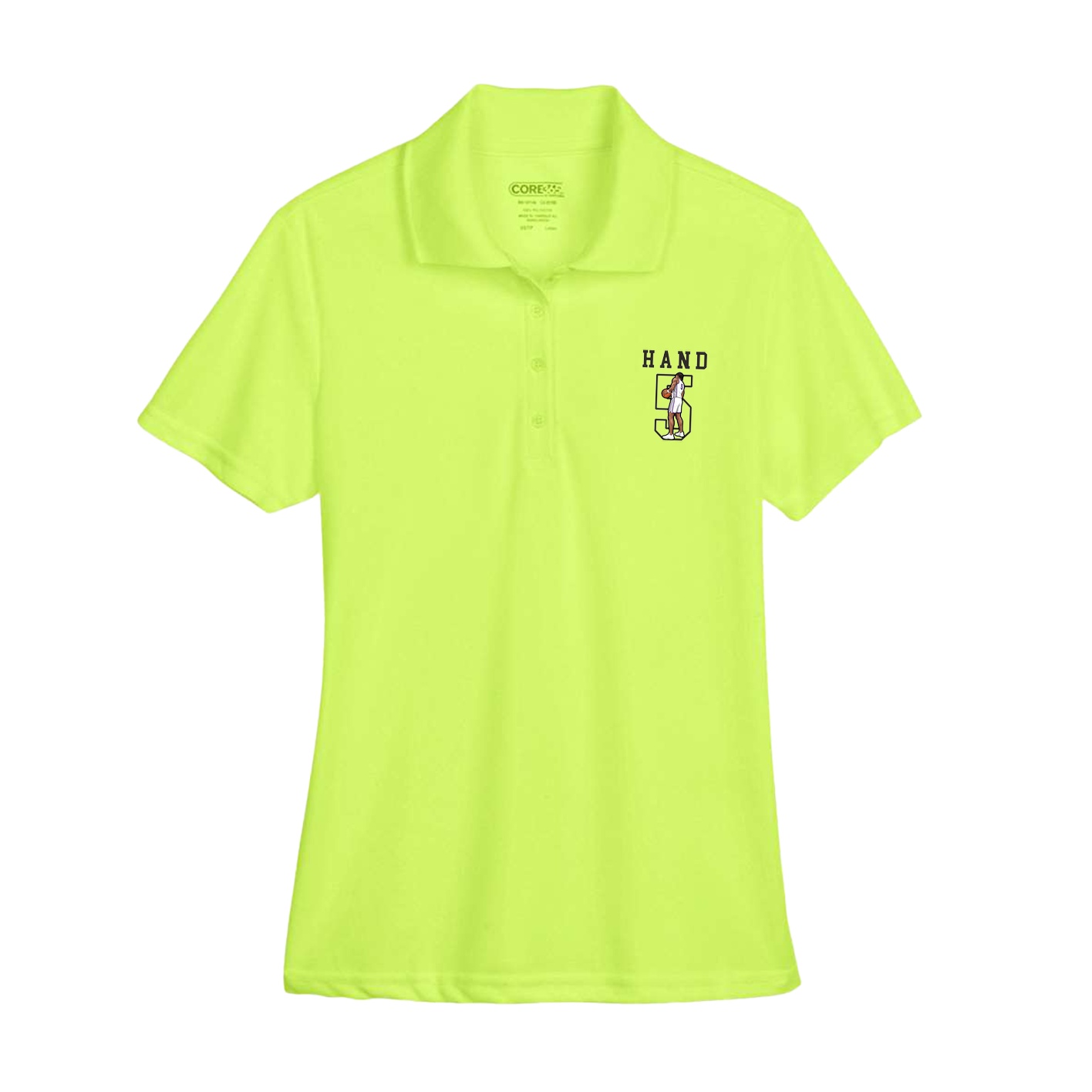 Womens Performance Polo — Shirsey in Yellow