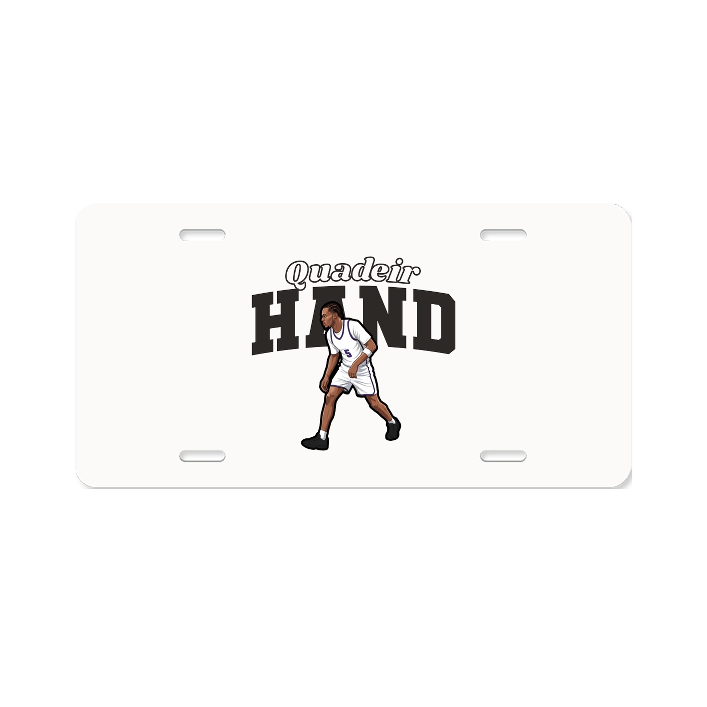 License Plate — Name Arch in Classic