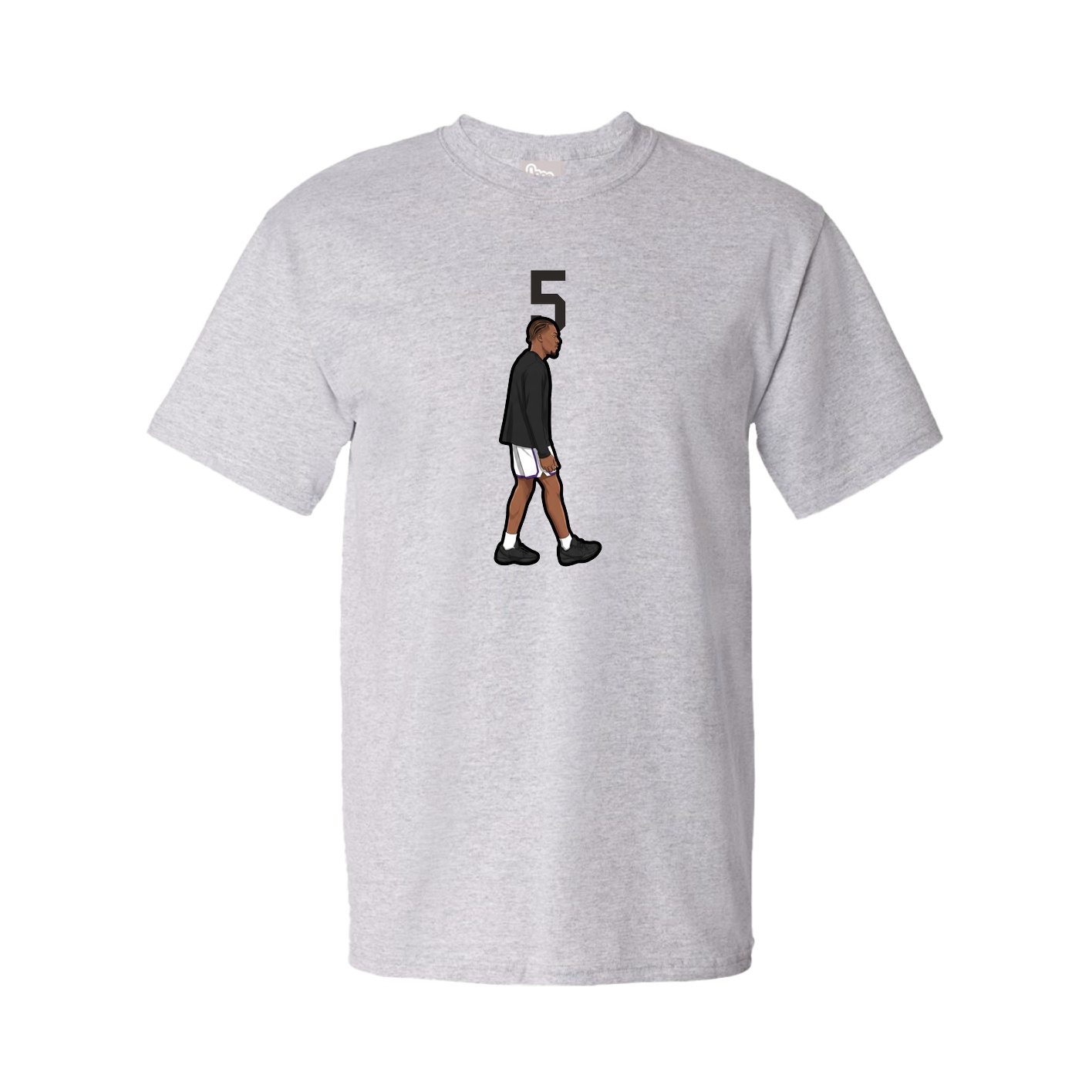 Tee — Number Top in Grey