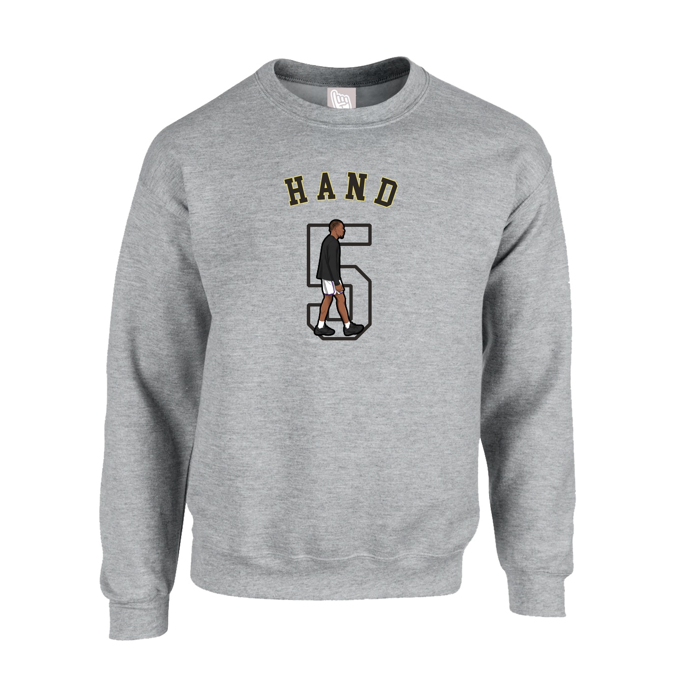 Fleece Crew — Shirsey Arch in Grey