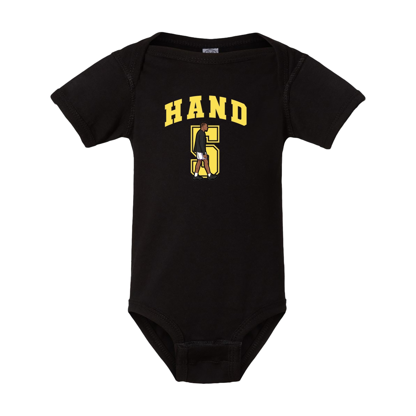 Baby Onesie — Number in Black