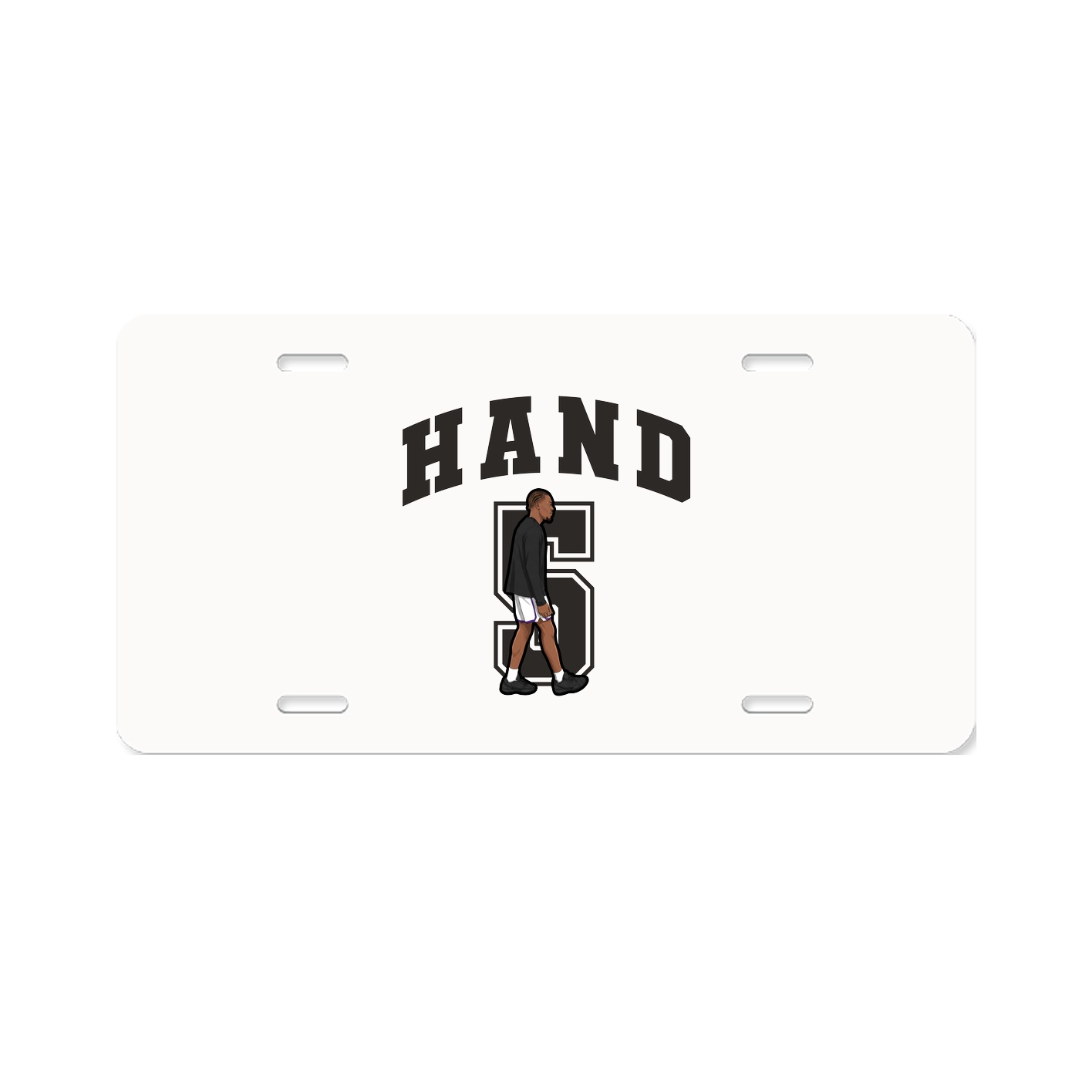 License Plate — Number in Classic