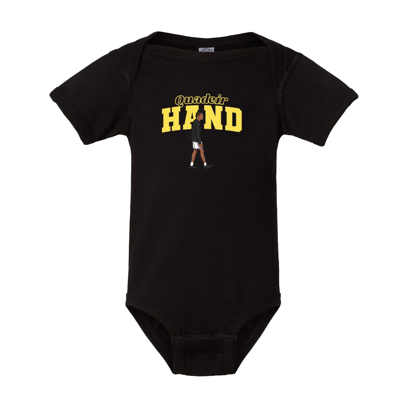 Baby Onesie — Name Arch in Black