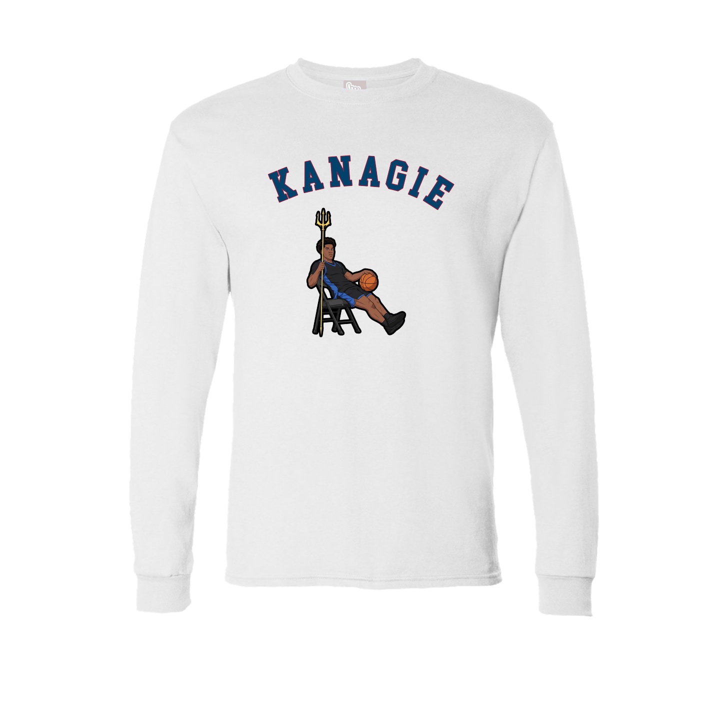Long Sleeve Tee — Shirsey Arch in White