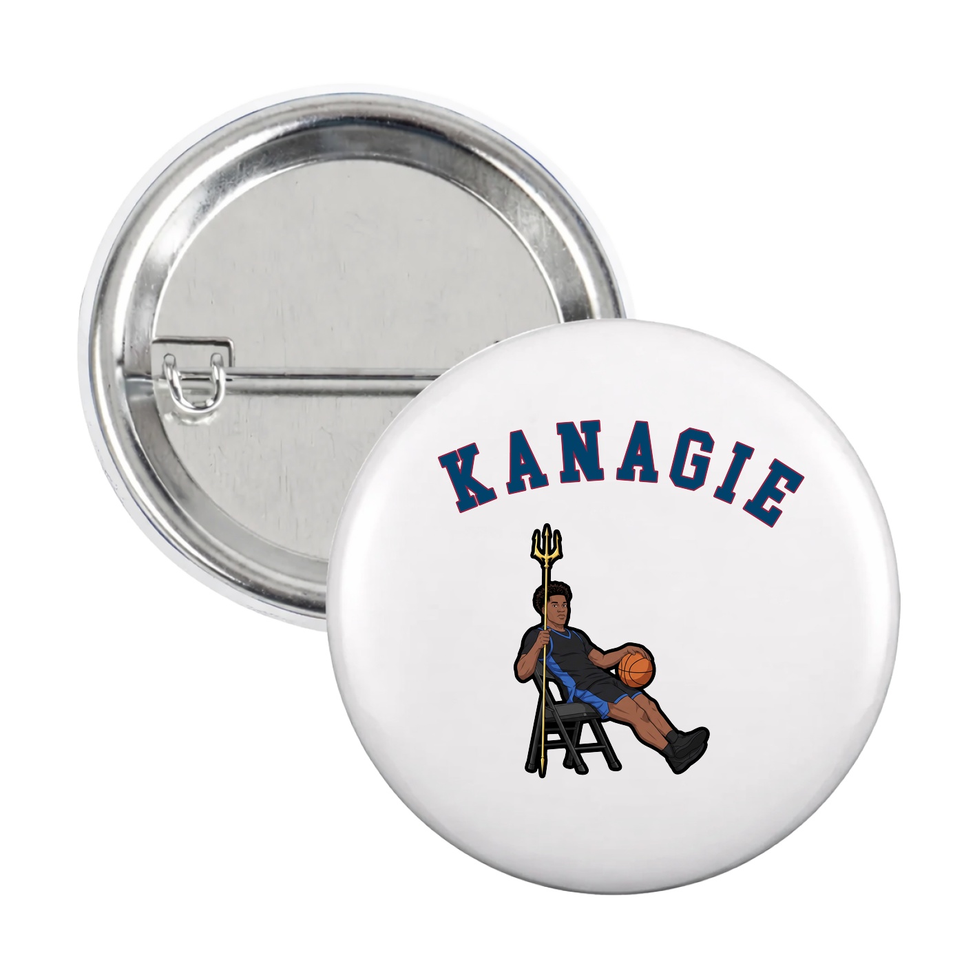 Game Day Button — Shirsey Arch in White