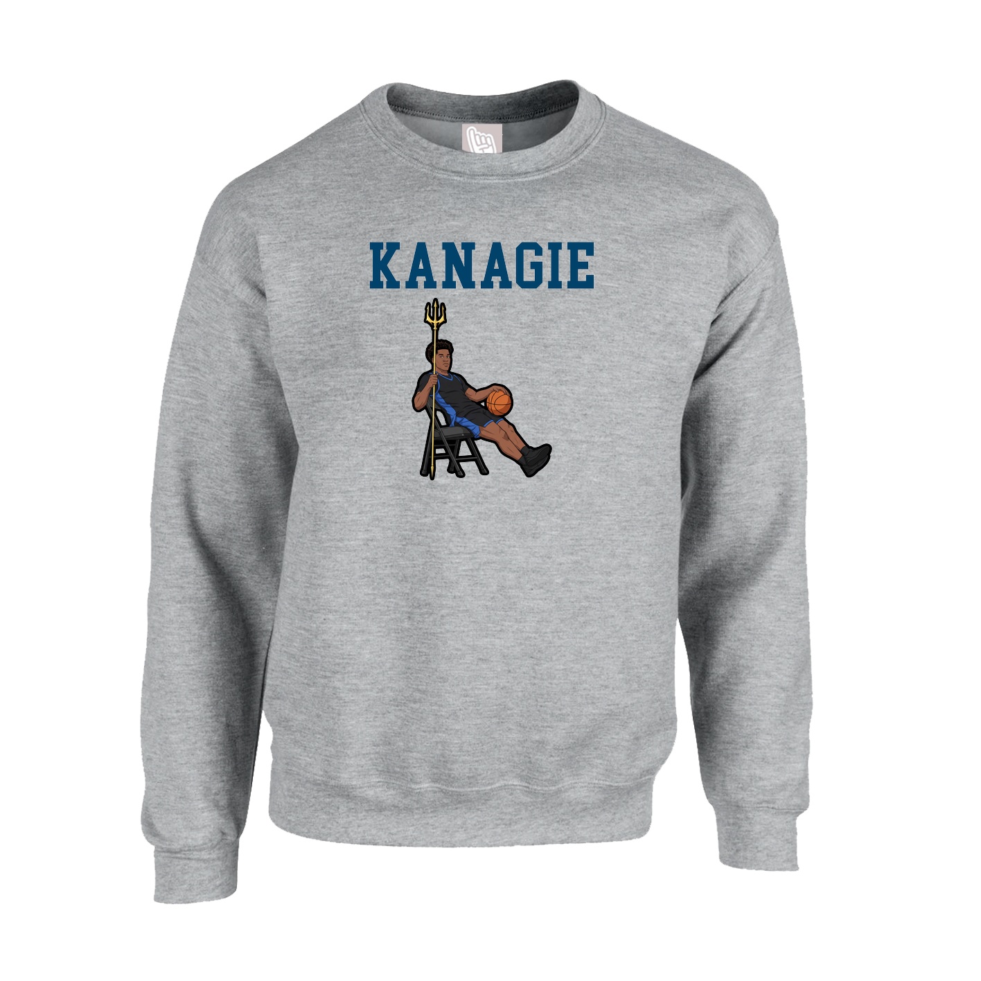 Fleece Crew — Shirsey in Grey
