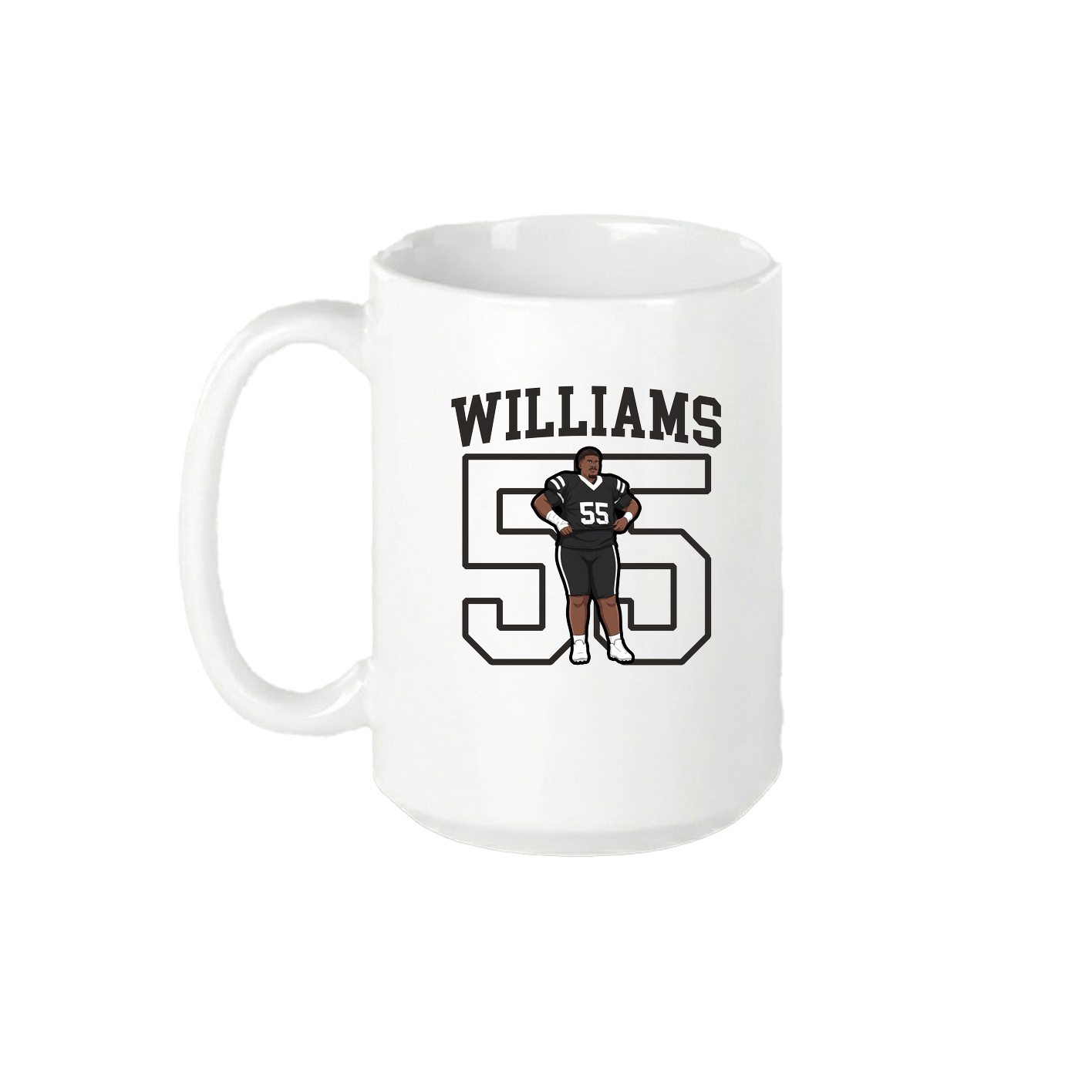 15oz Coffee Mug — Shirsey in White