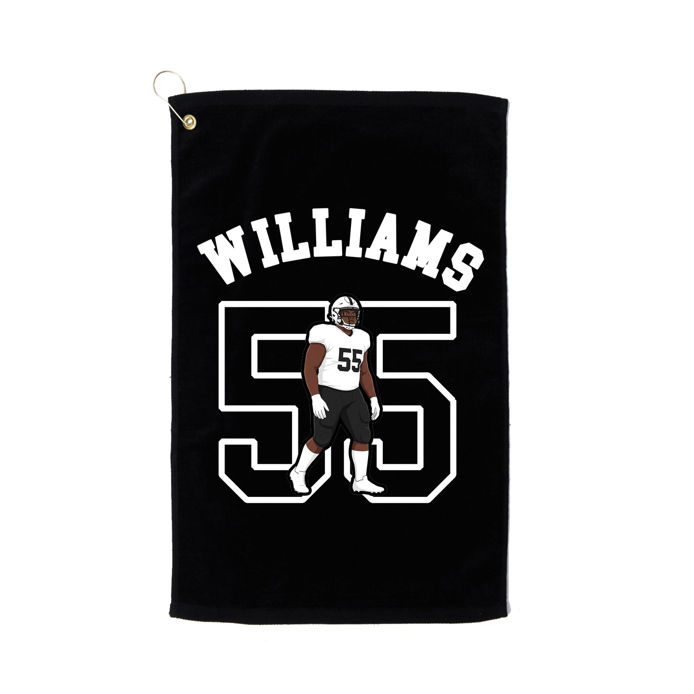 Golf Towel — Shirsey Arch in Black
