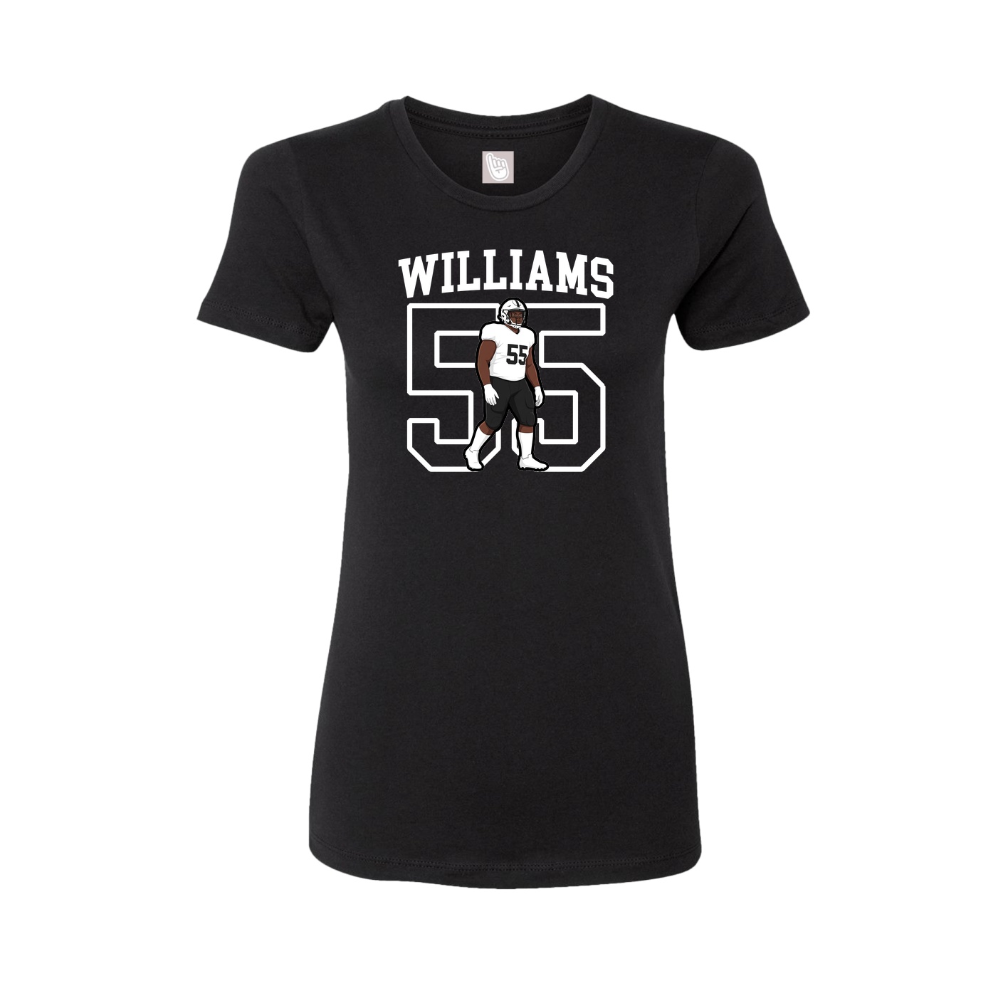 Fitted Women's Tee — Shirsey in Black