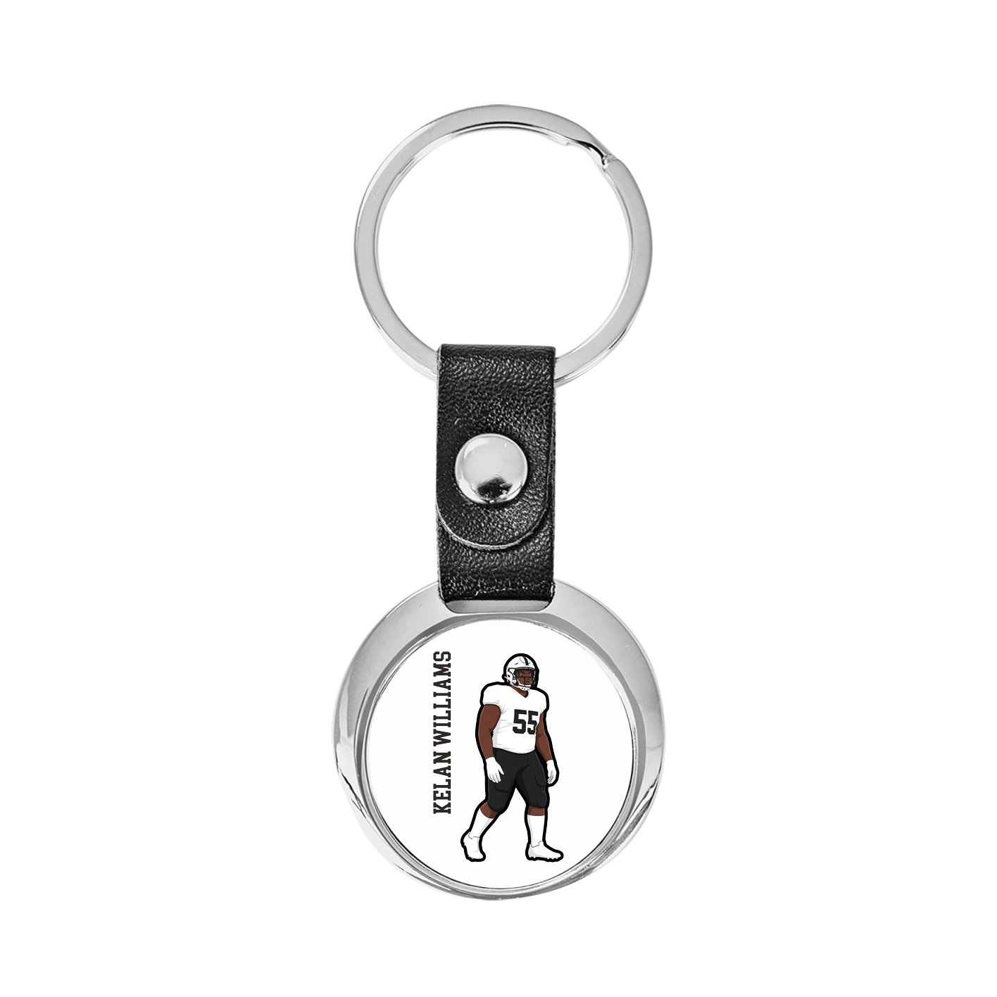 Key Chain — Name Vertical in Classic