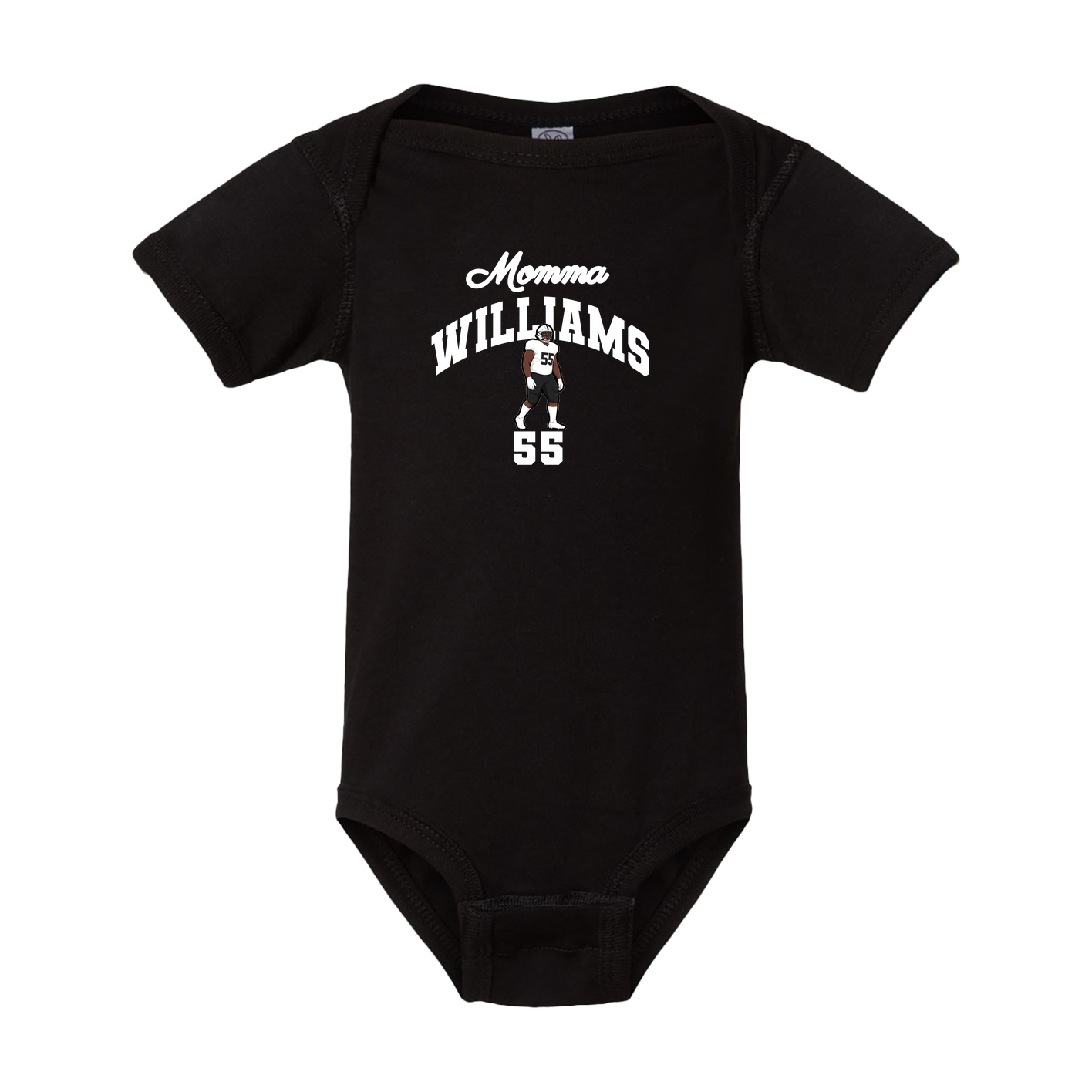 Baby Onesie — Mothers Day Arch in Black
