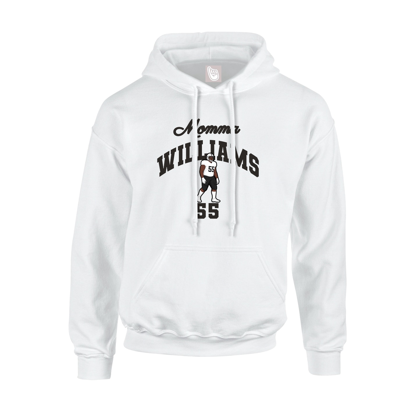 Youth Hoodie — Mothers Day Arch in White