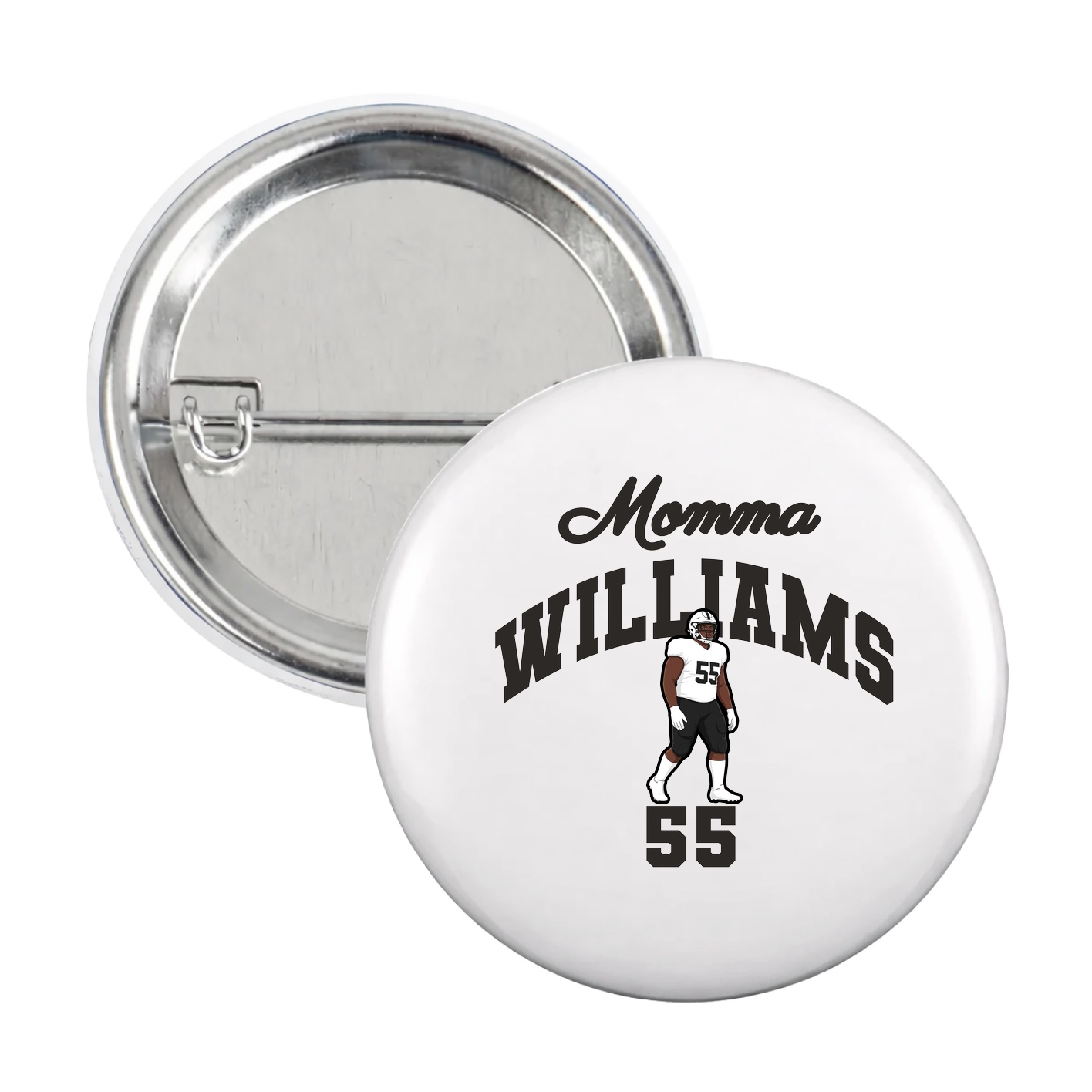 Game Day Button — Mothers Day Arch in White