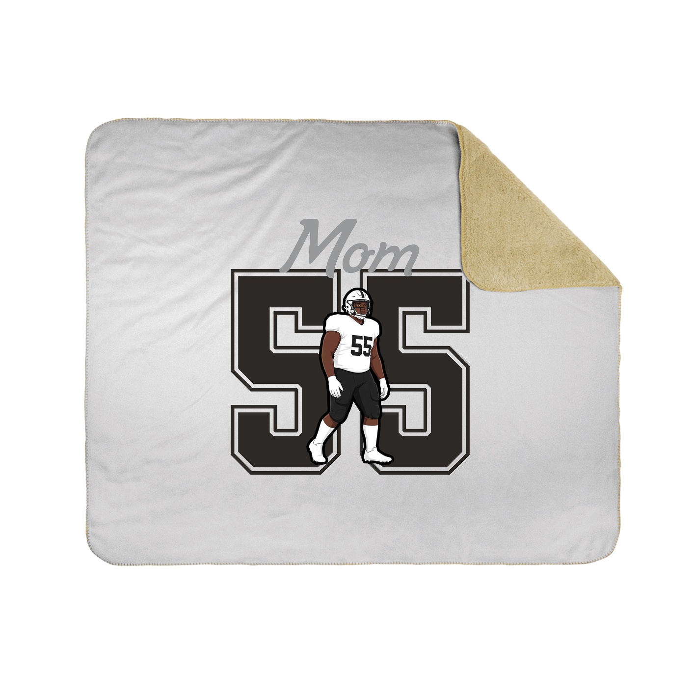 Throw Blanket — Mothers Day Shirsey in White