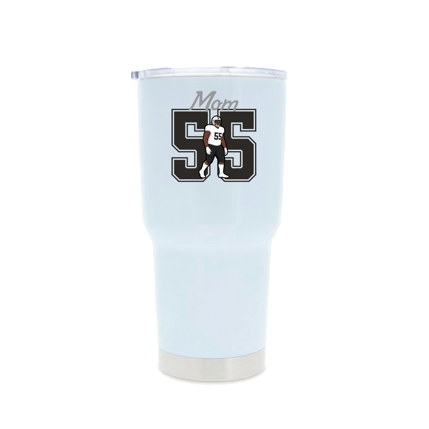 30oz Stainless Steel Tumbler — Mothers Day Shirsey in White