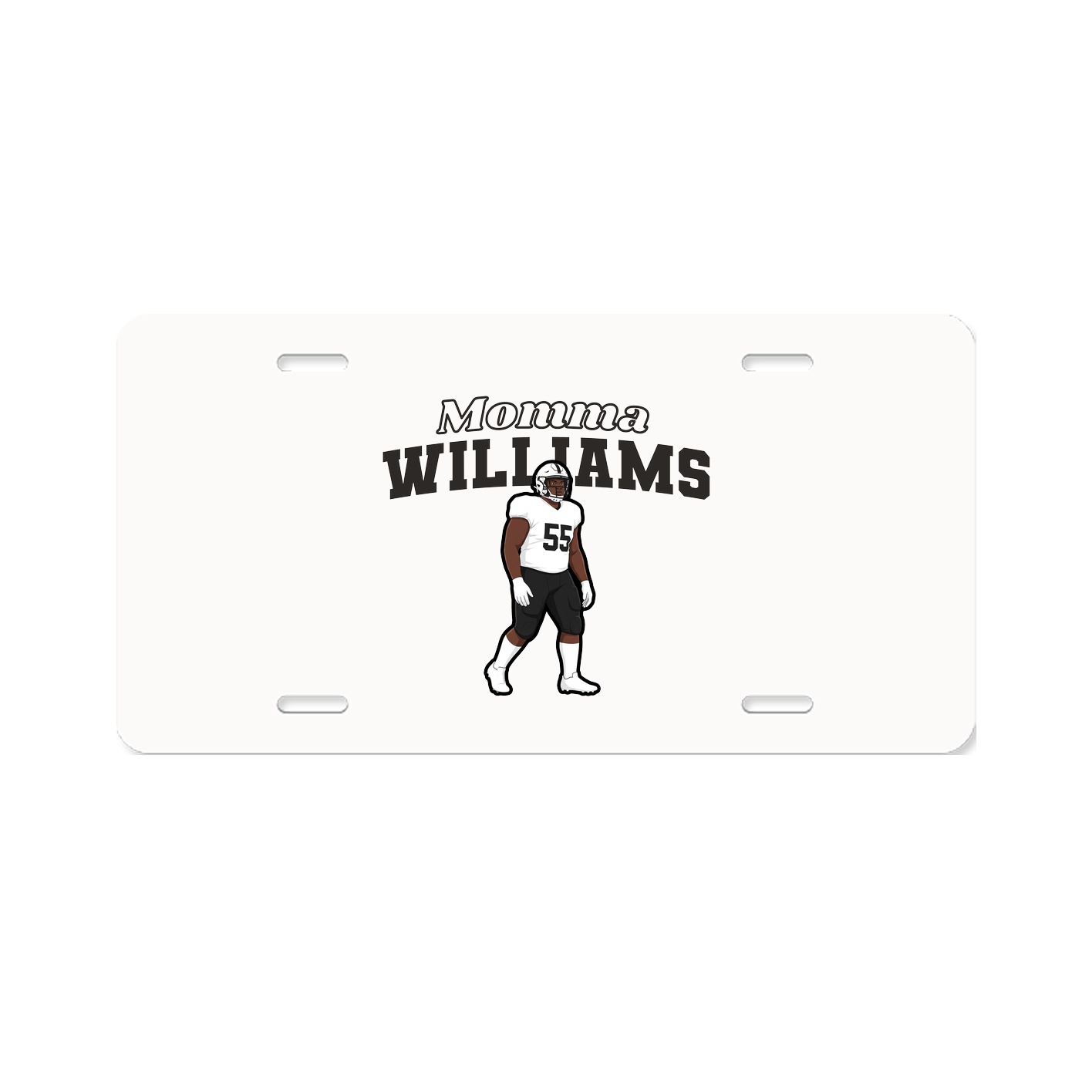 License Plate — Mothers Day Block in Classic
