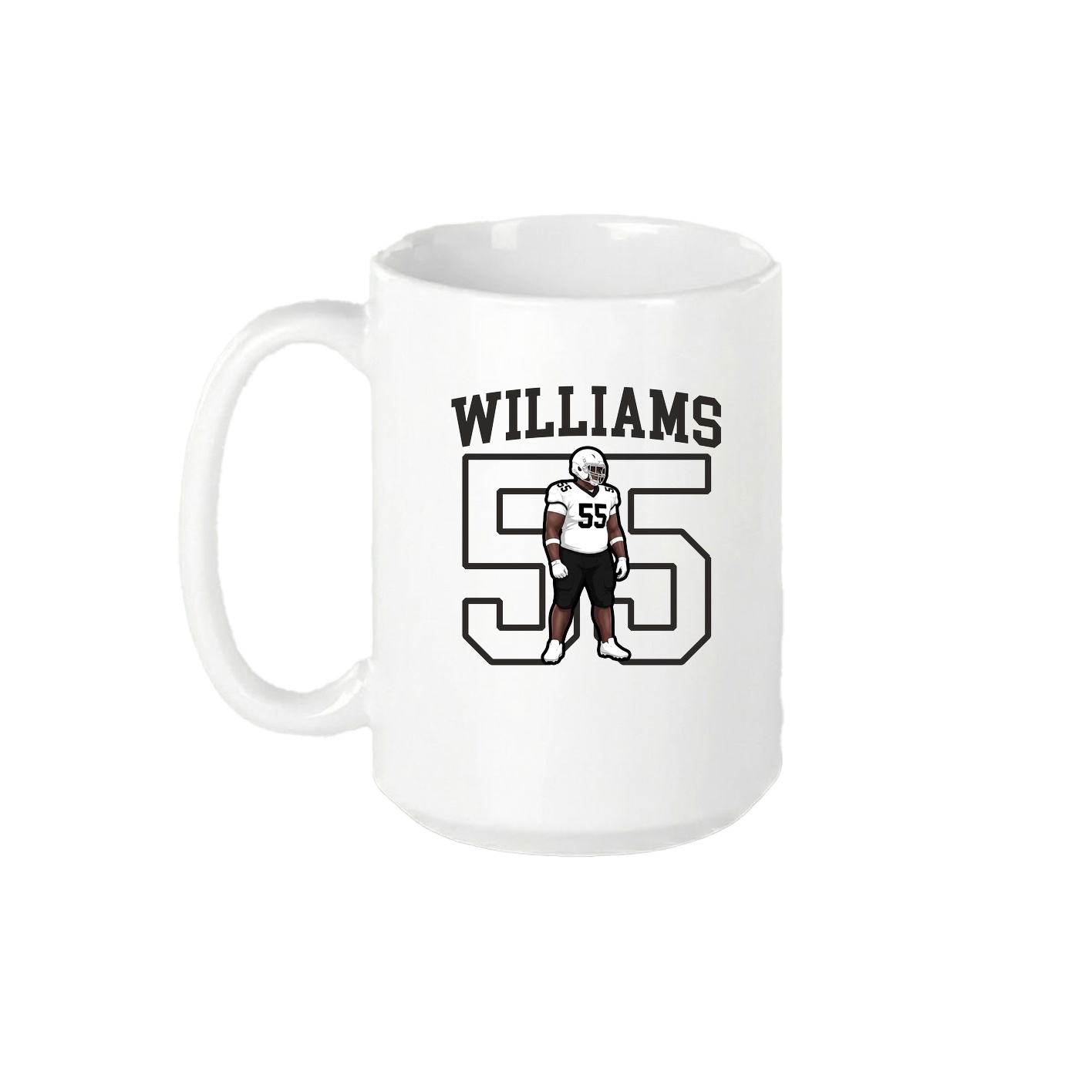 15oz Coffee Mug — Shirsey in White