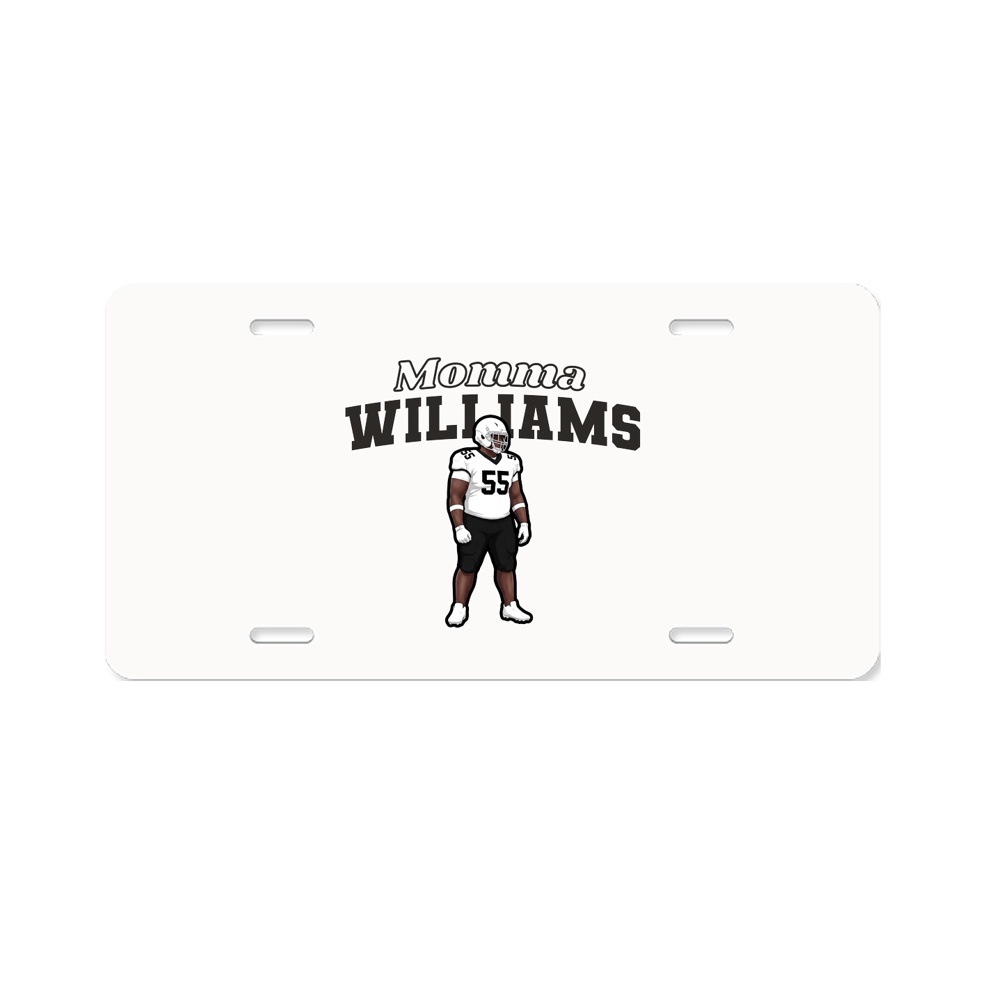License Plate — Mothers Day Block in Classic