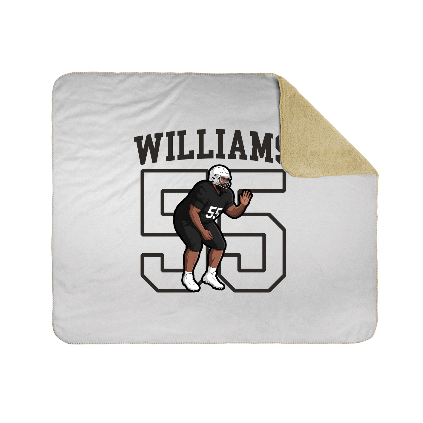 Throw Blanket — Shirsey in White