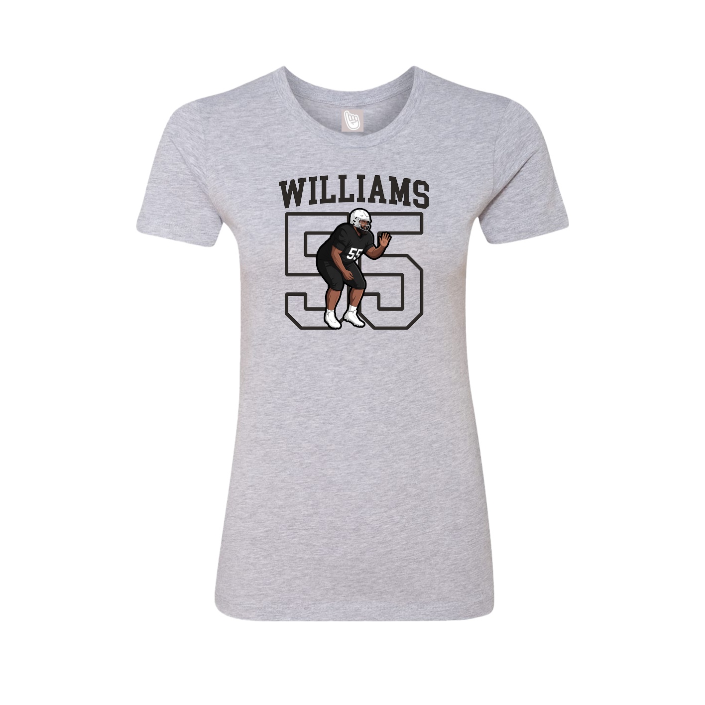 Fitted Women's Tee — Shirsey in Grey