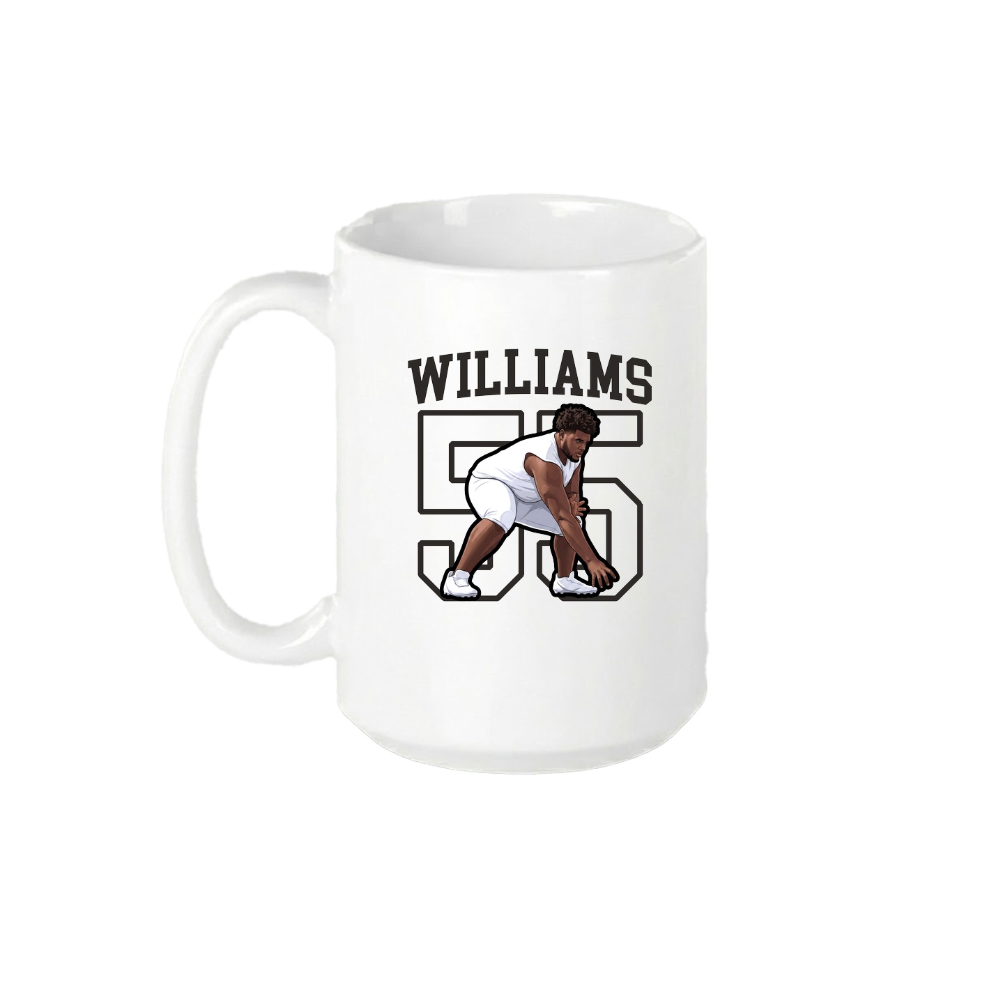 15oz Coffee Mug — Shirsey in White