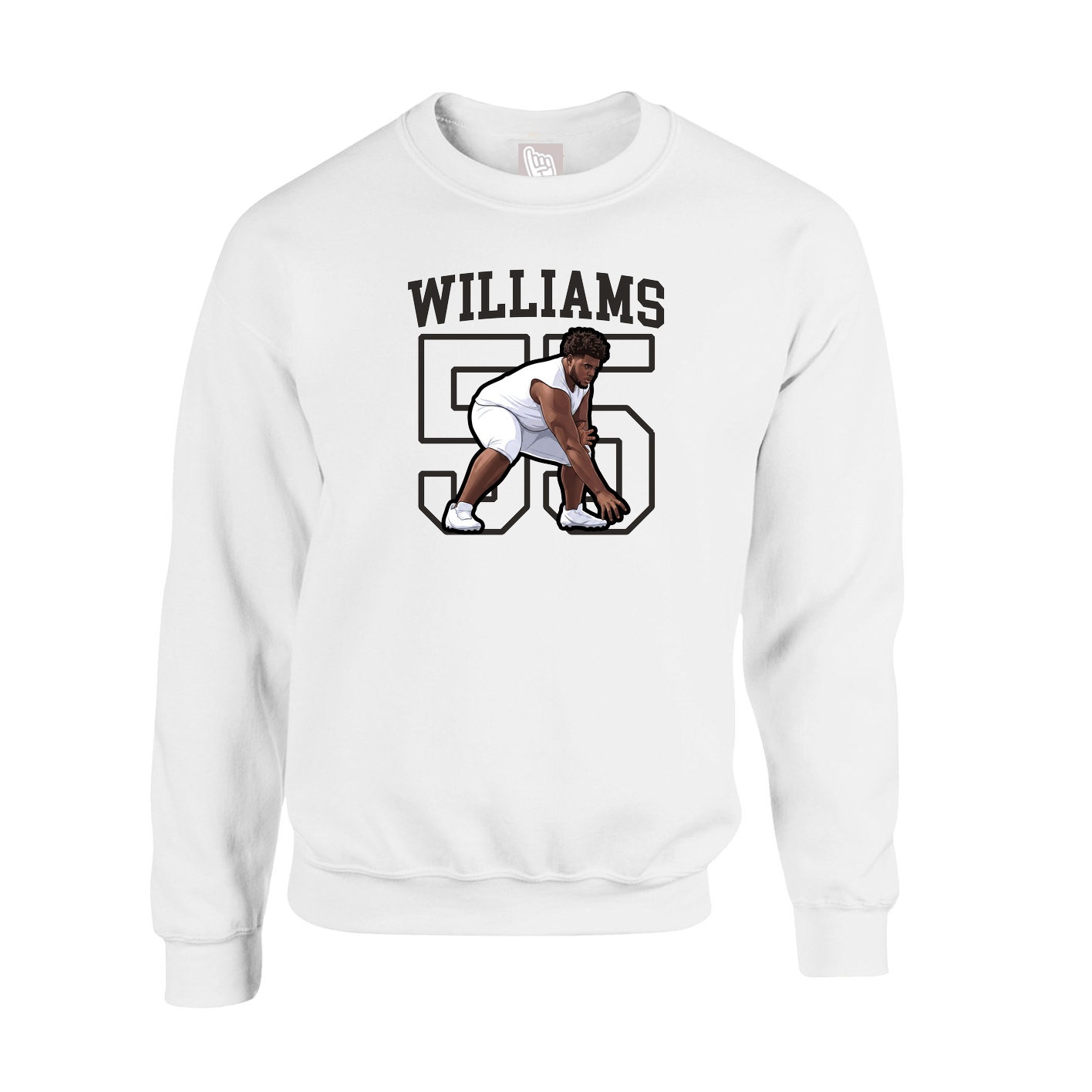 Fleece Crew — Shirsey in White
