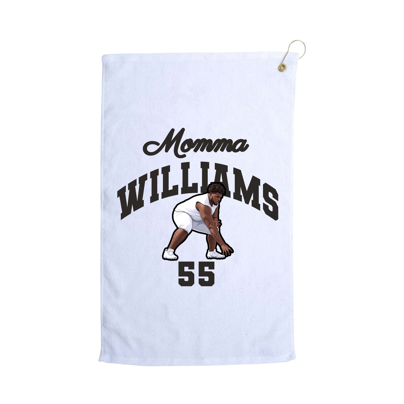 Golf Towel — Mothers Day Arch in White