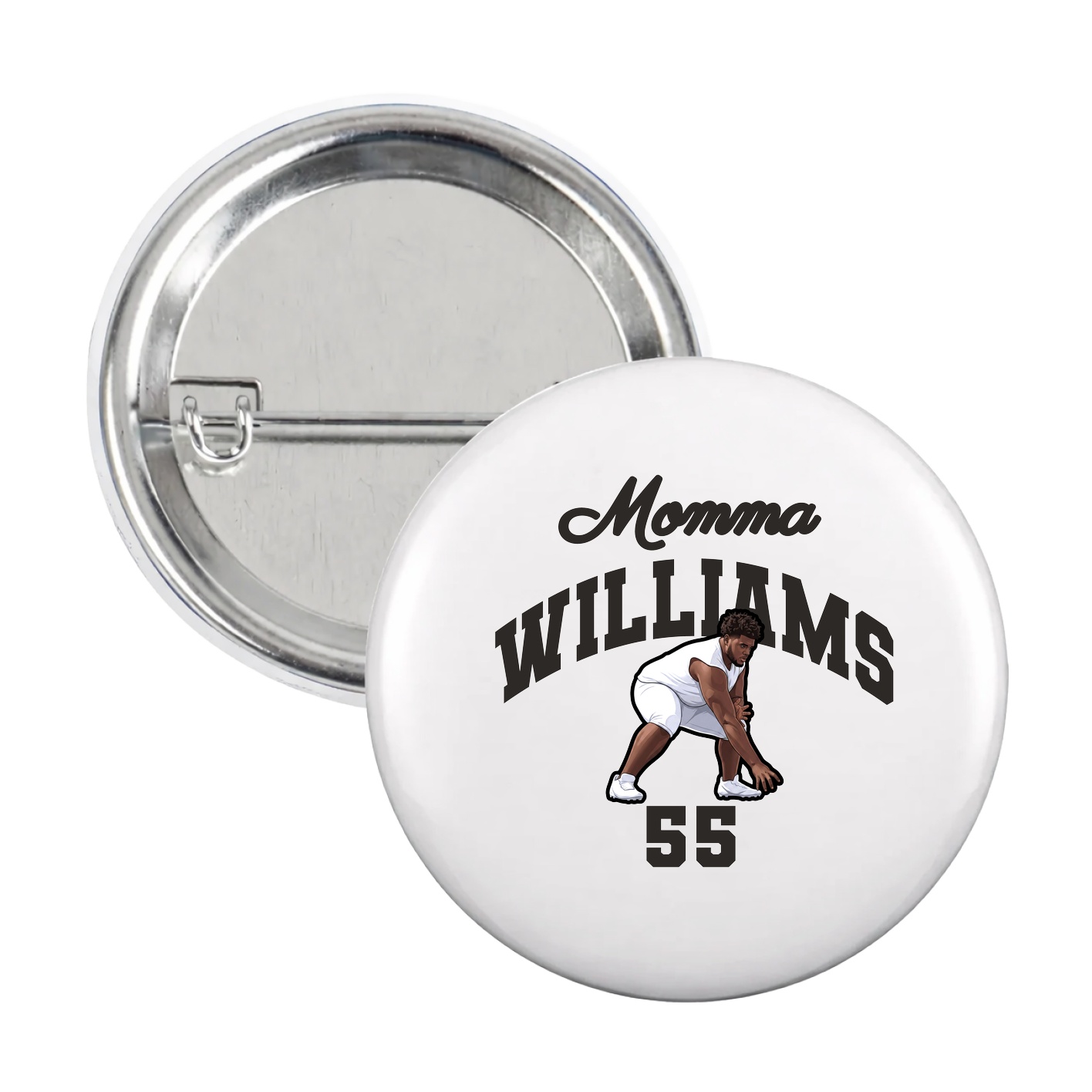 Game Day Button — Mothers Day Arch in White
