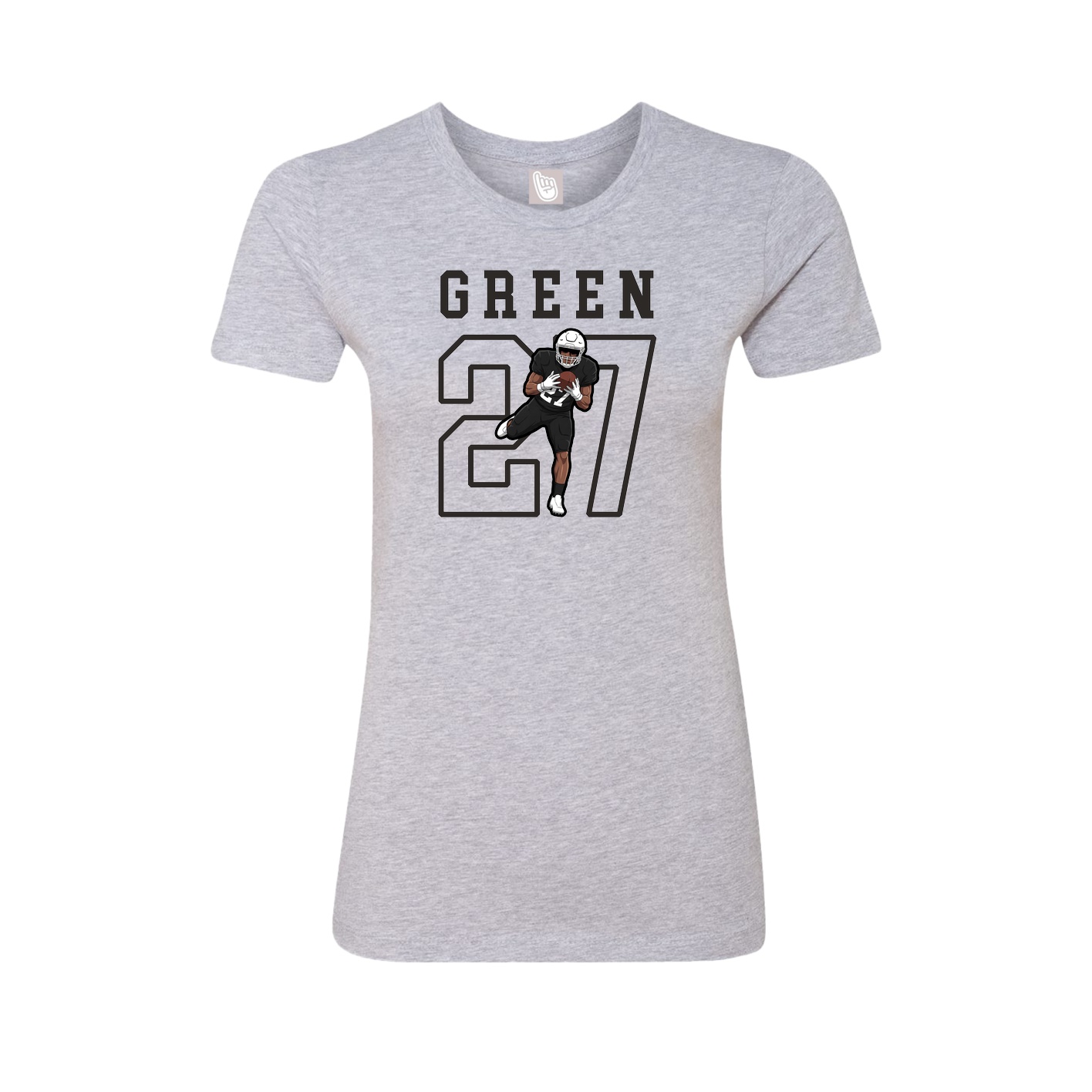 Fitted Women's Tee — Shirsey in Grey
