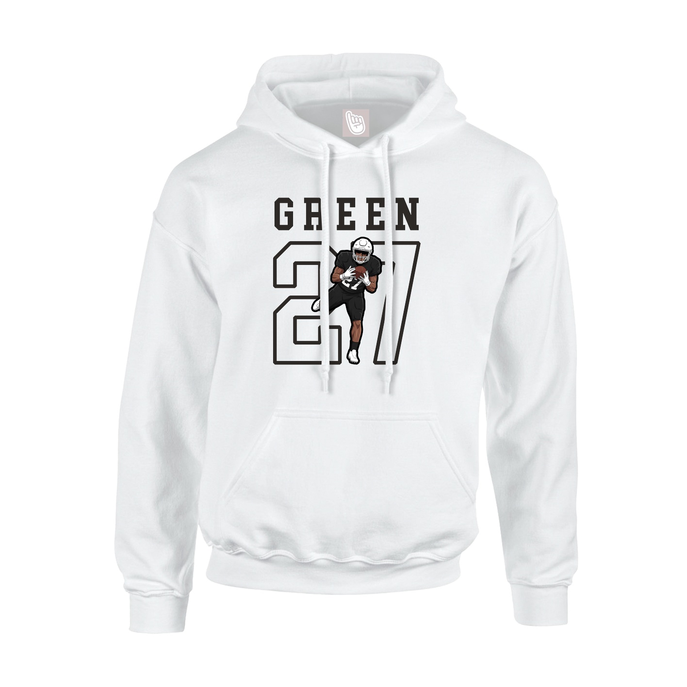 Hoodie — Shirsey in White