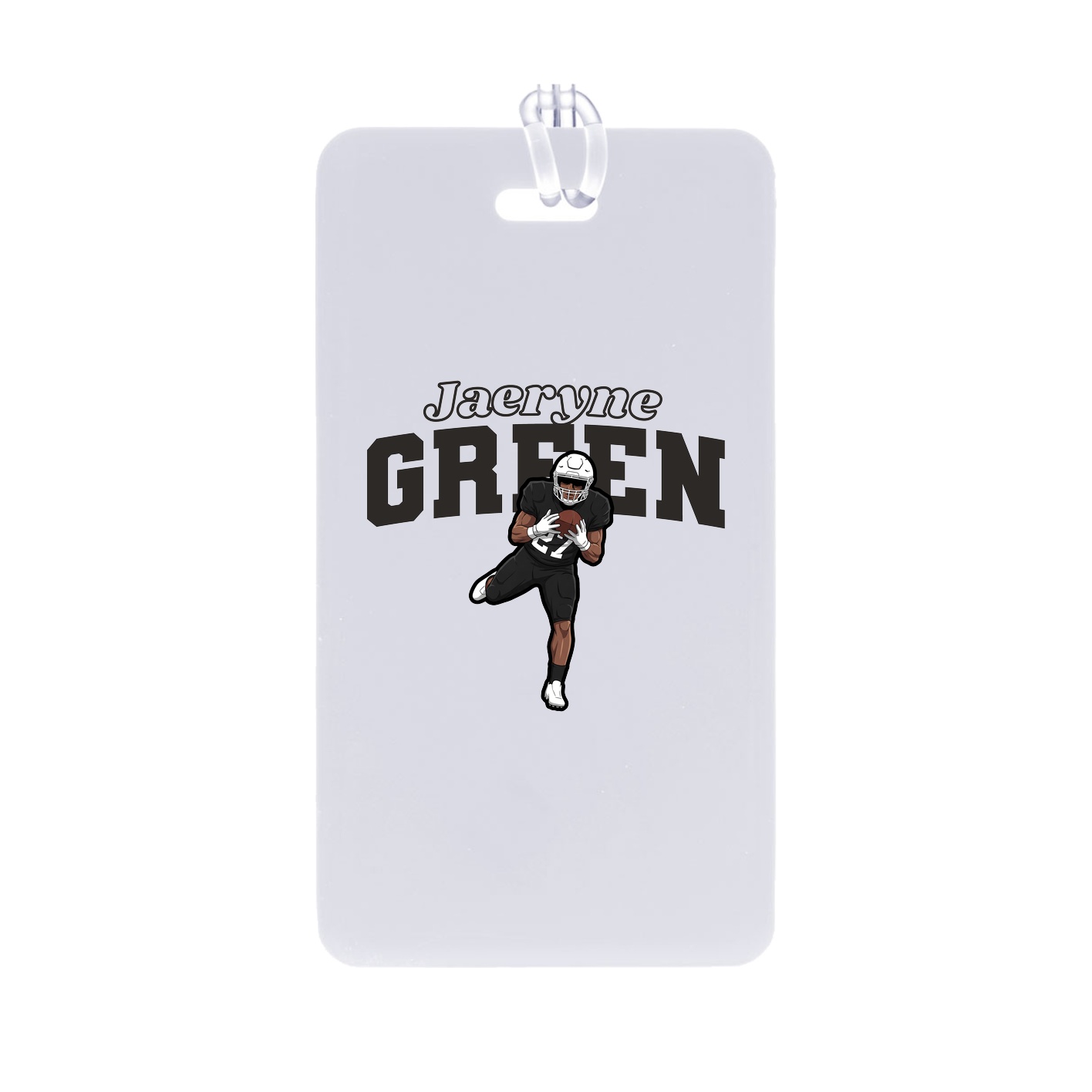 Bag Tag — Name Arch in Classic