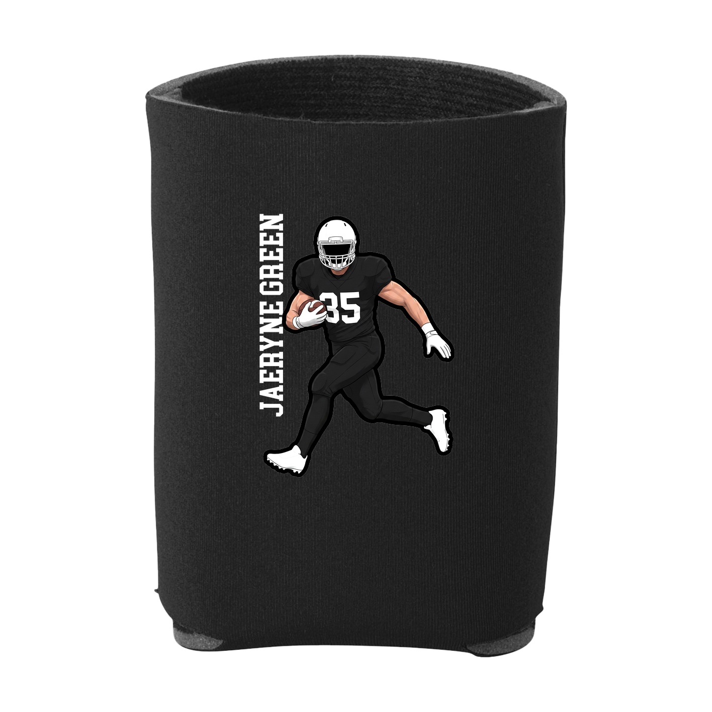 Can Holder — Name Vertical in Black