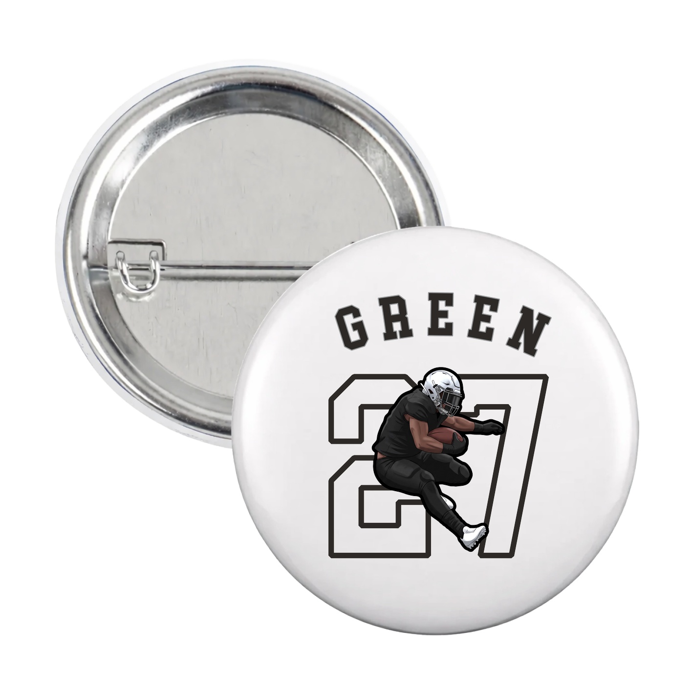 Game Day Button — Shirsey Arch in White