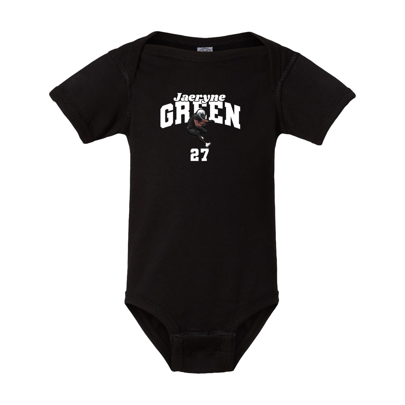 Baby Onesie — Signature Arch in Black