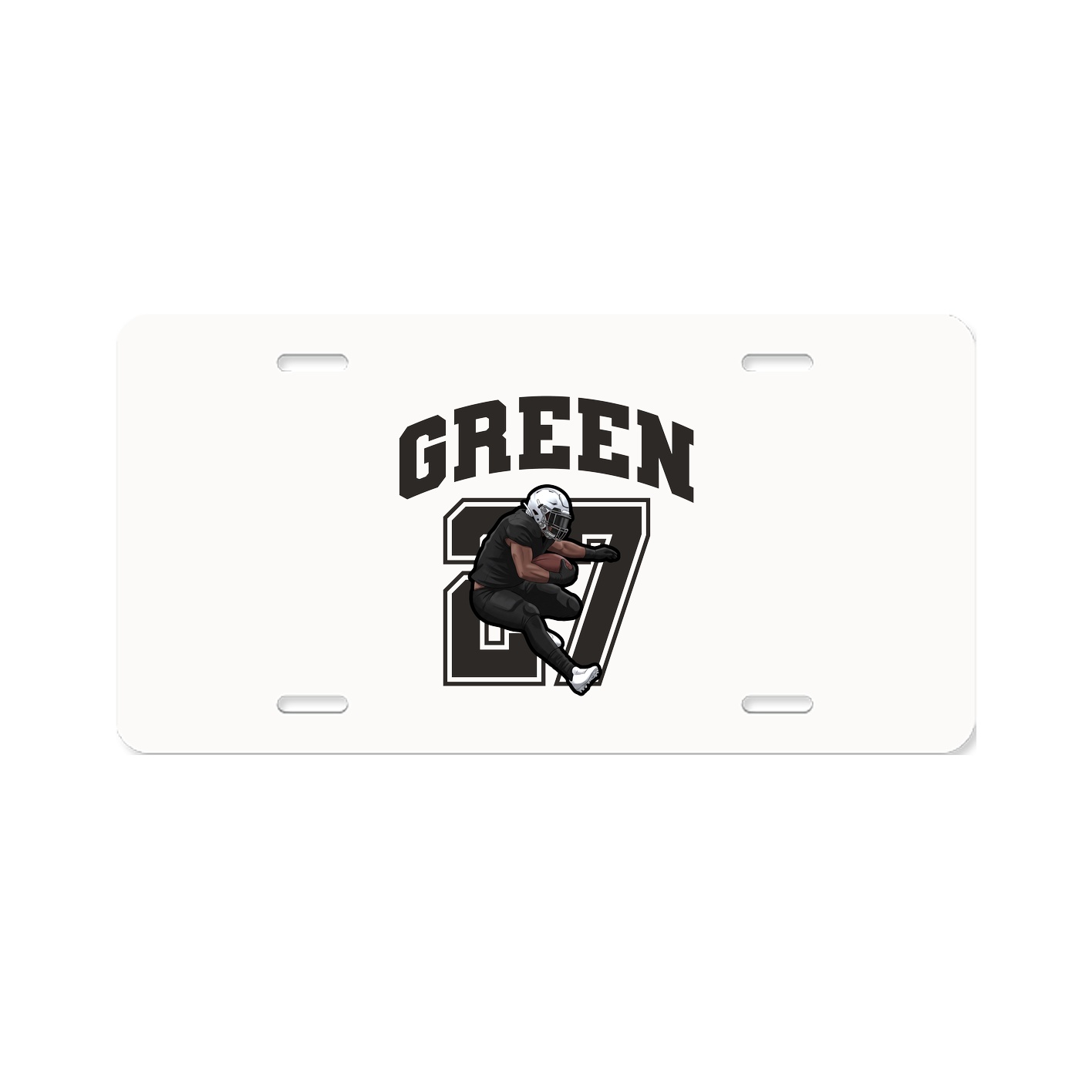 License Plate — Number in Classic