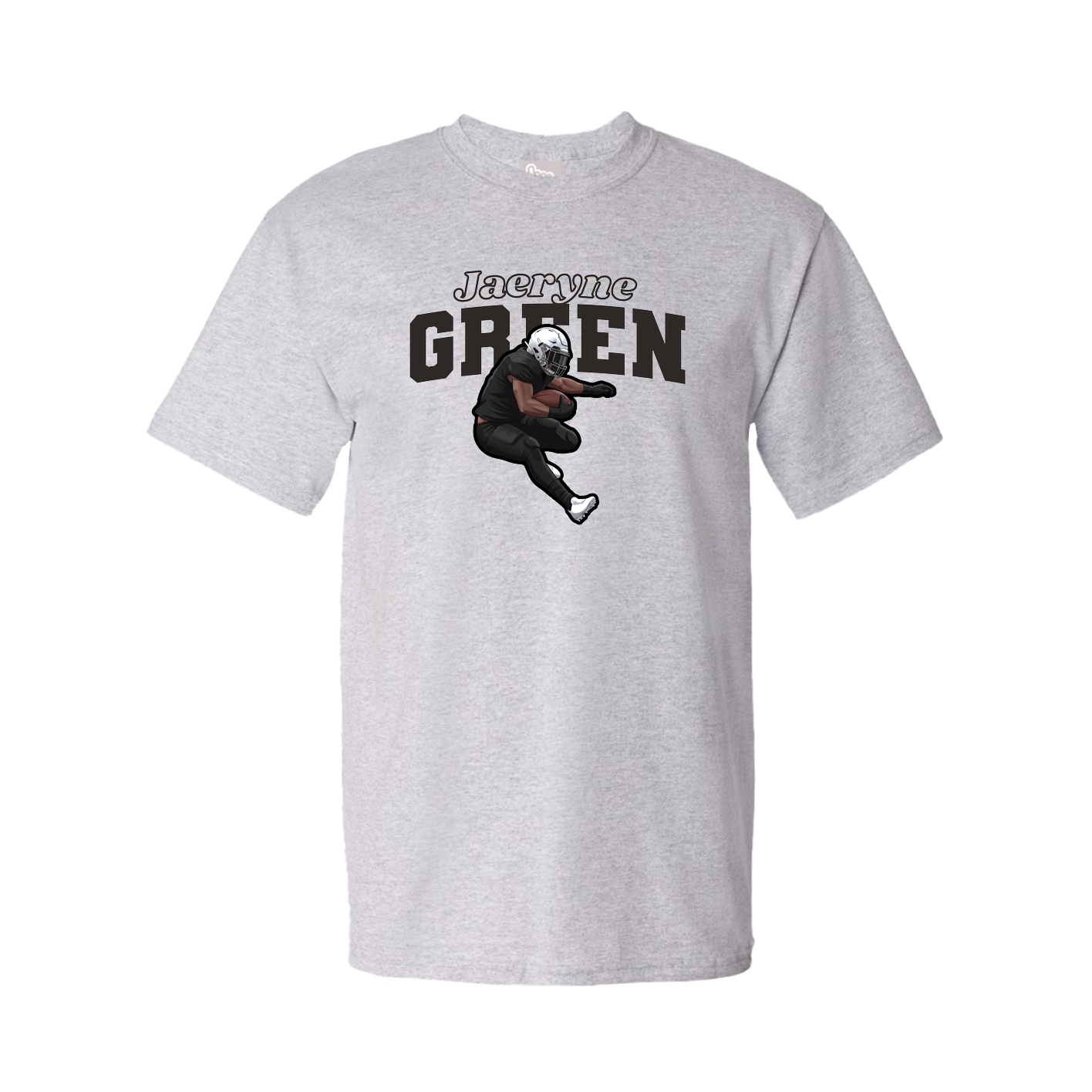 Tee — Name Arch in Grey