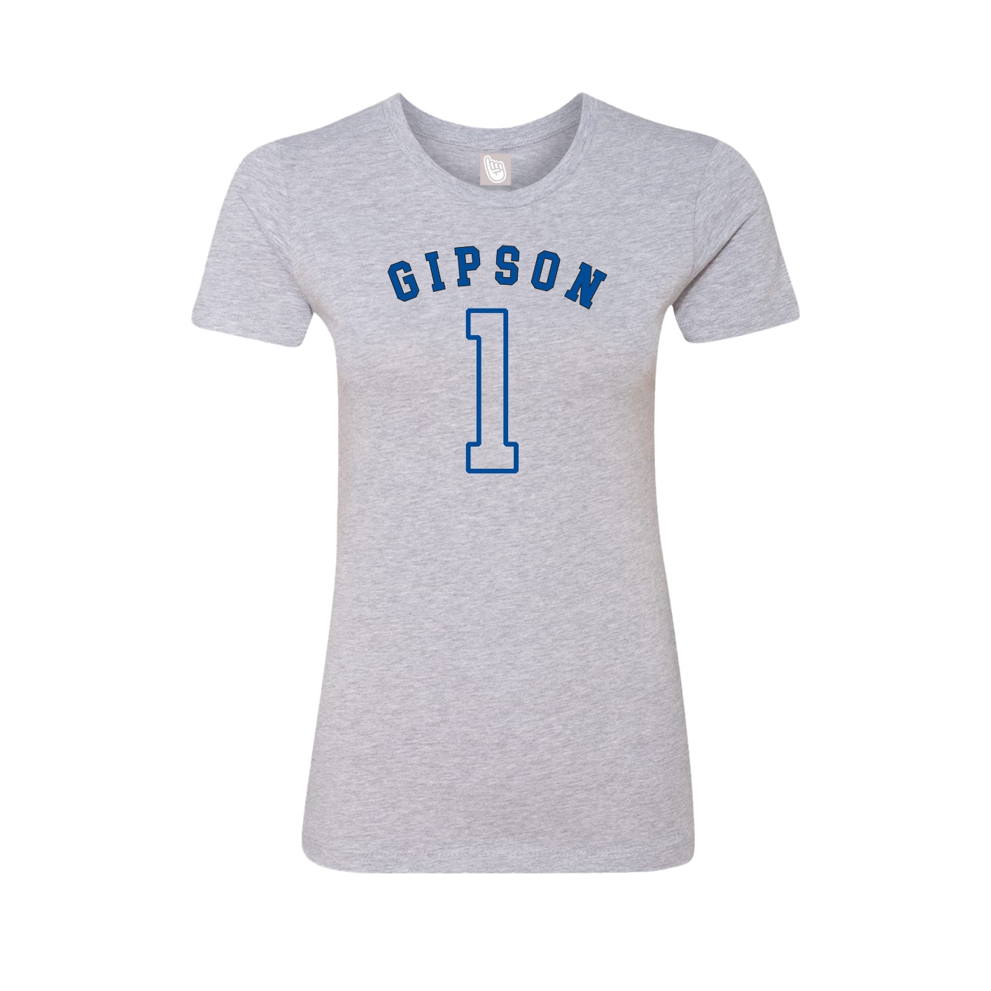Fitted Women's Tee — Shirsey Arch in Grey