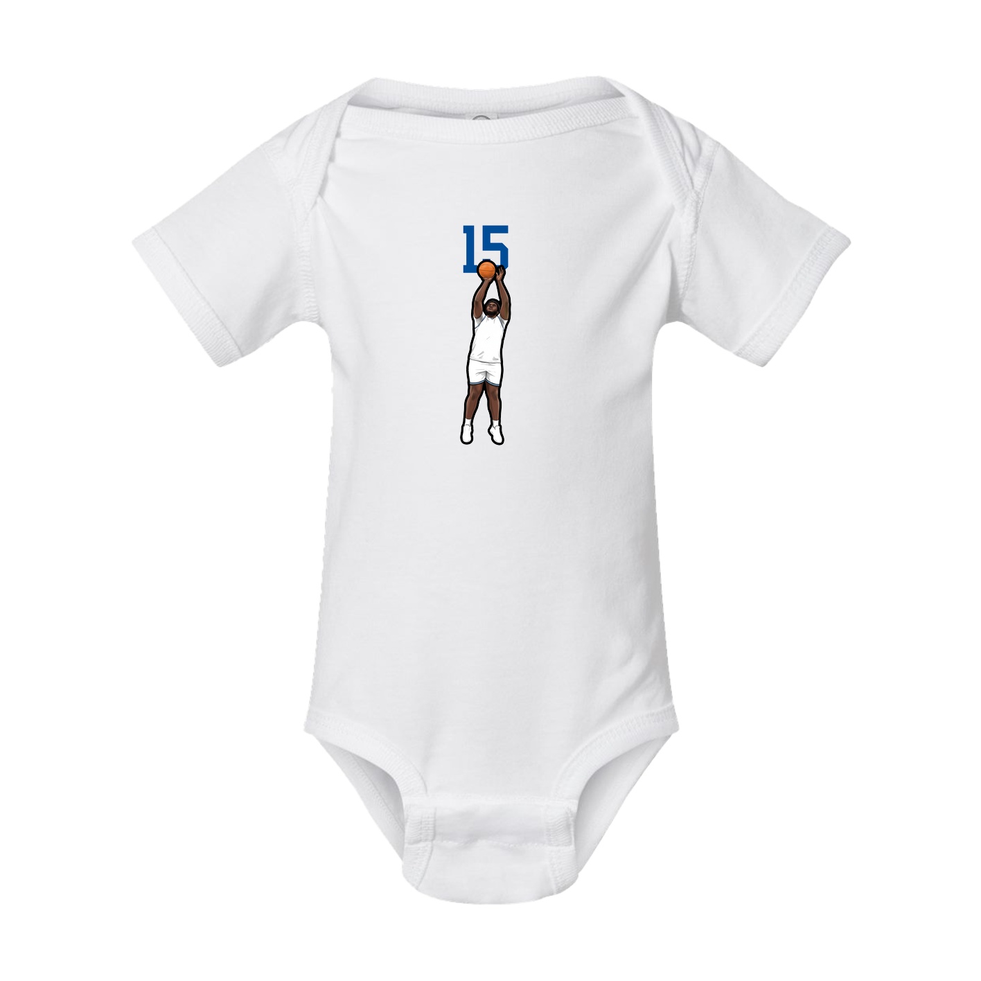Baby Onesie — Number Top in White