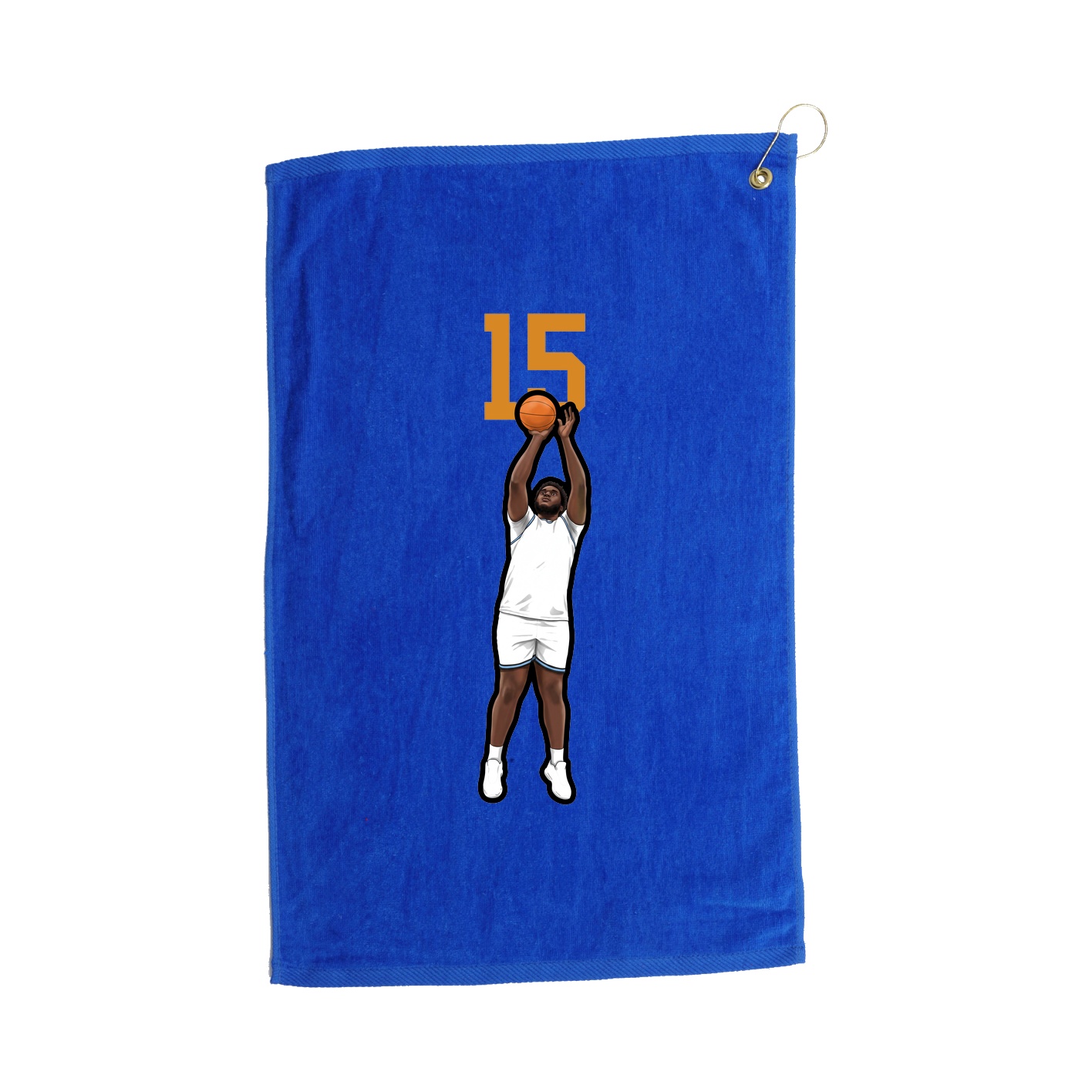 Golf Towel — Number Top in Royal