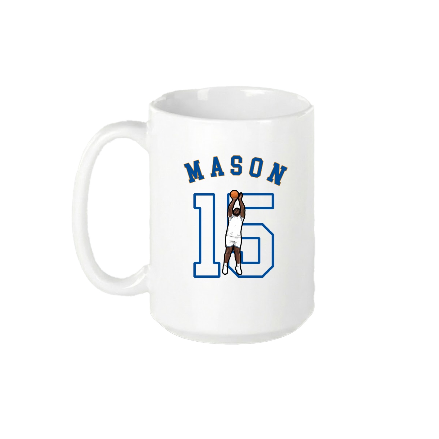 15oz Coffee Mug — Shirsey Arch in White