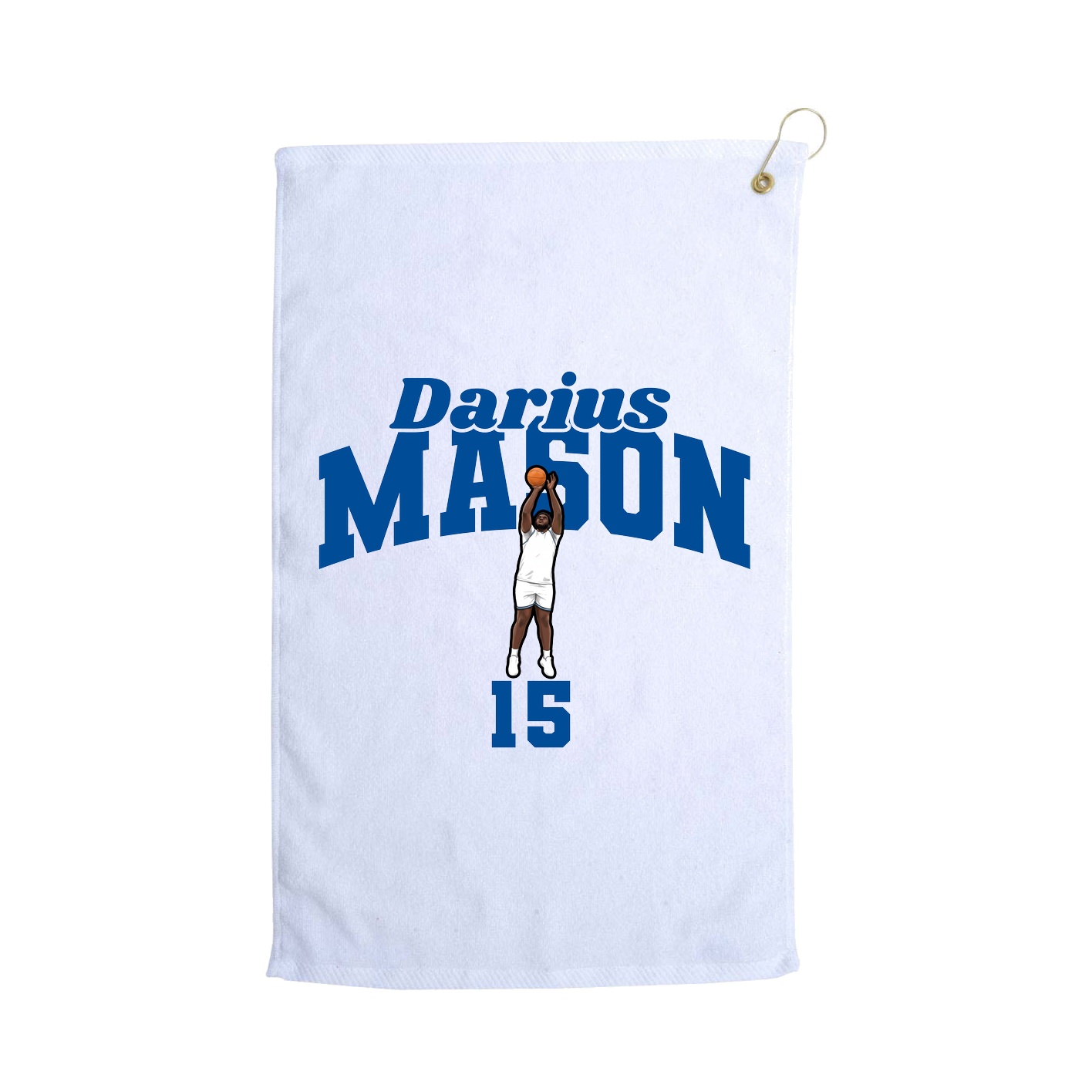 Golf Towel — Signature Arch in White