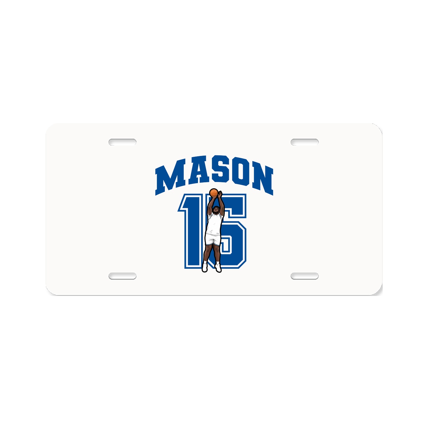 License Plate — Number in Classic