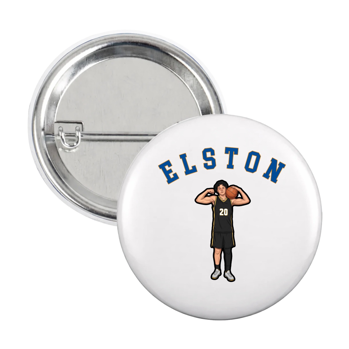 Game Day Button — Shirsey Arch in White