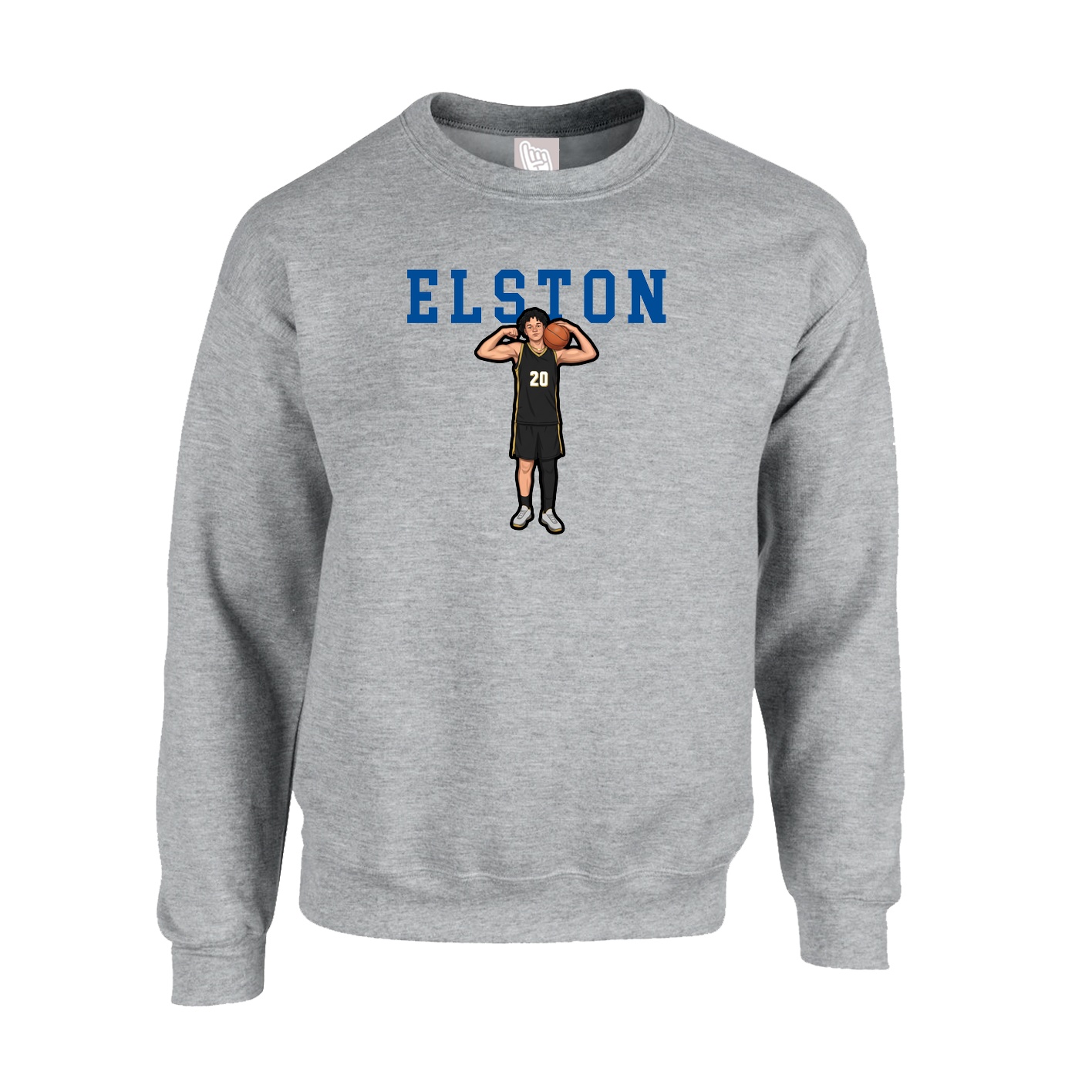 Fleece Crew — Shirsey in Grey